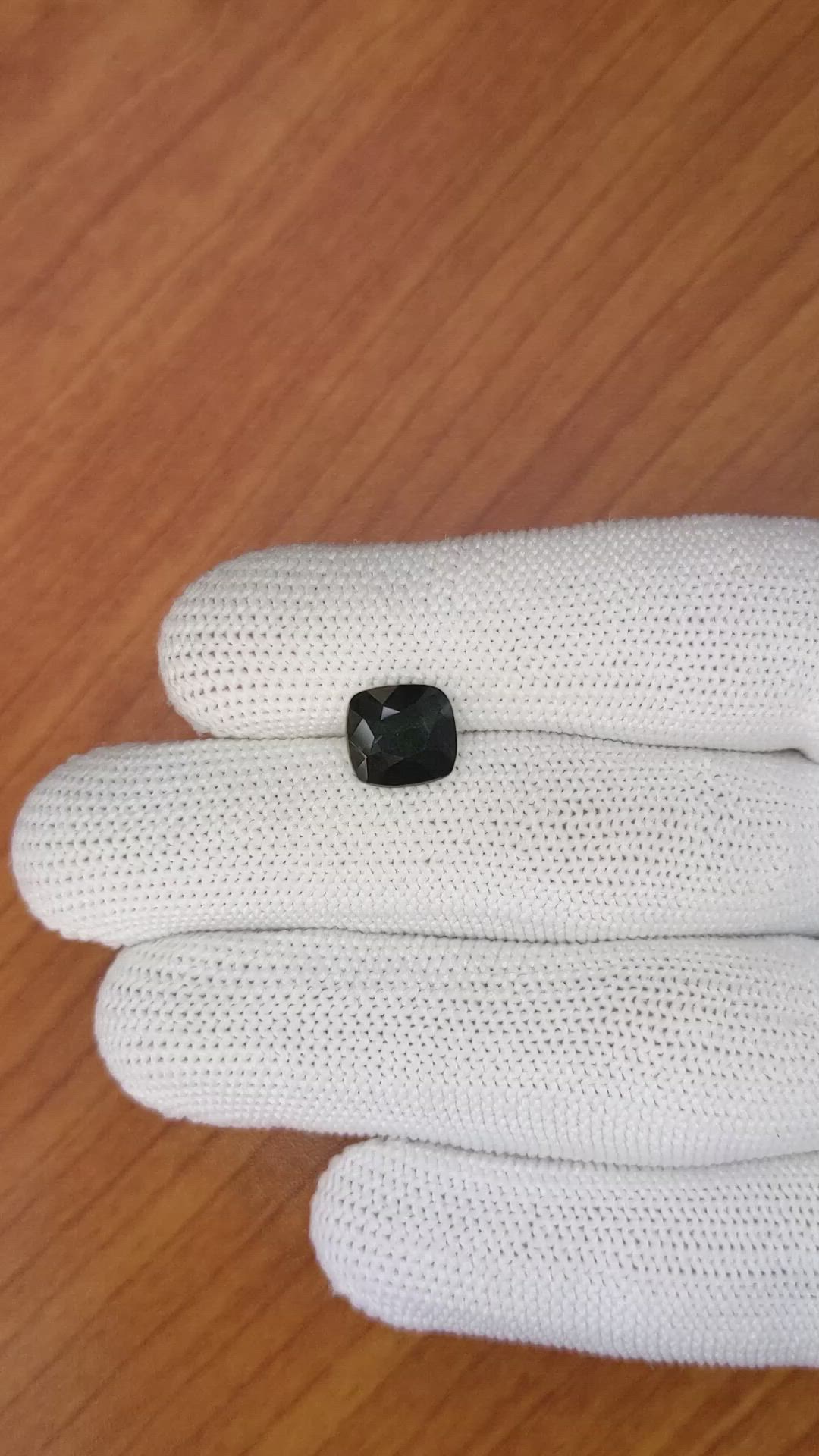 3.96 Ct. Greenish Blue Sapphire from Madagascar Size Video