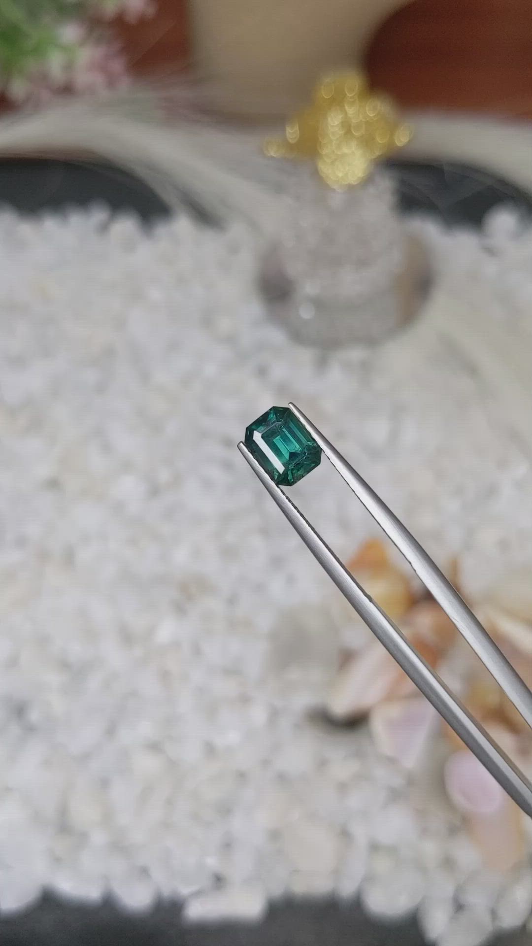 1.85 Ct. Bluish Green Sapphire from Madagascar Size Video
