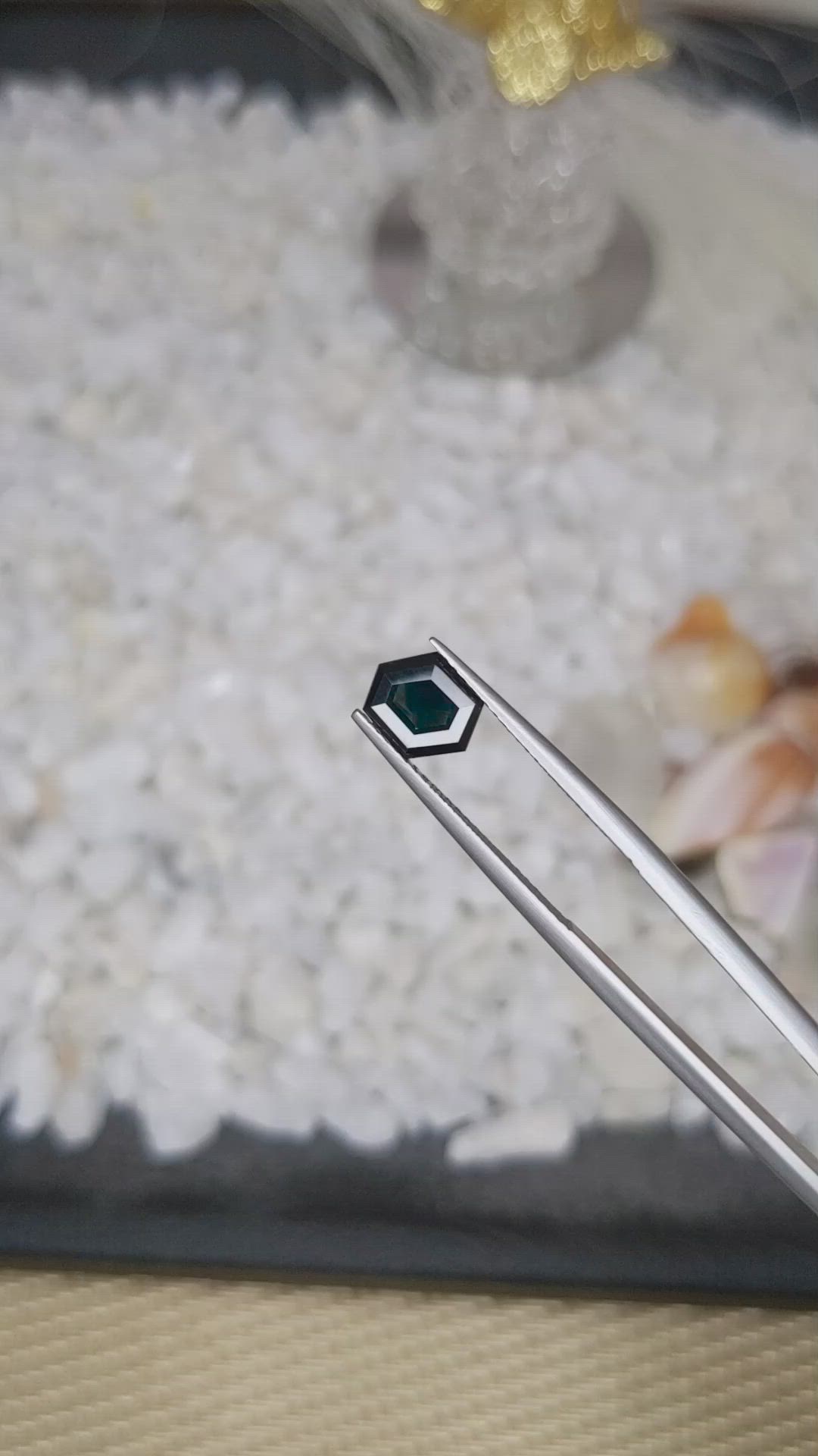 1.60 Ct. Green Sapphire from Madagascar Size Video