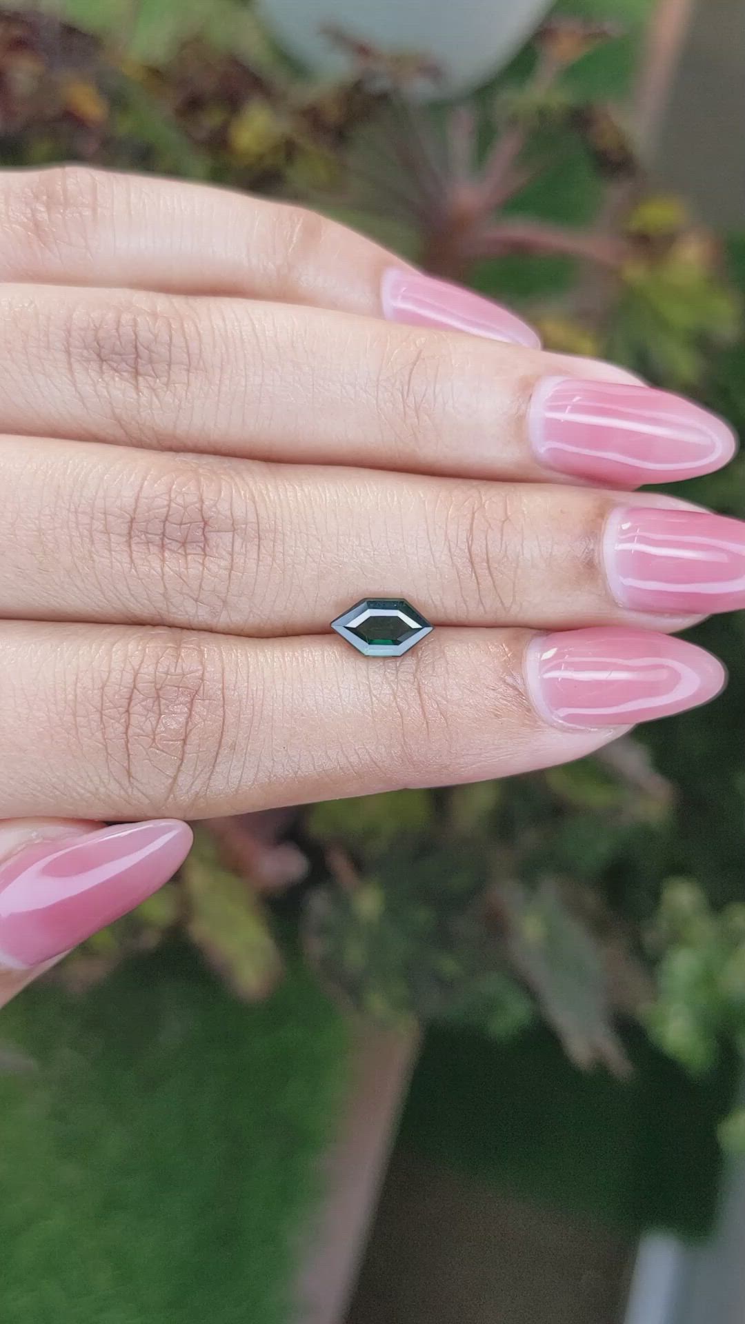 1.19 Ct. Green Sapphire from Madagascar Size Video