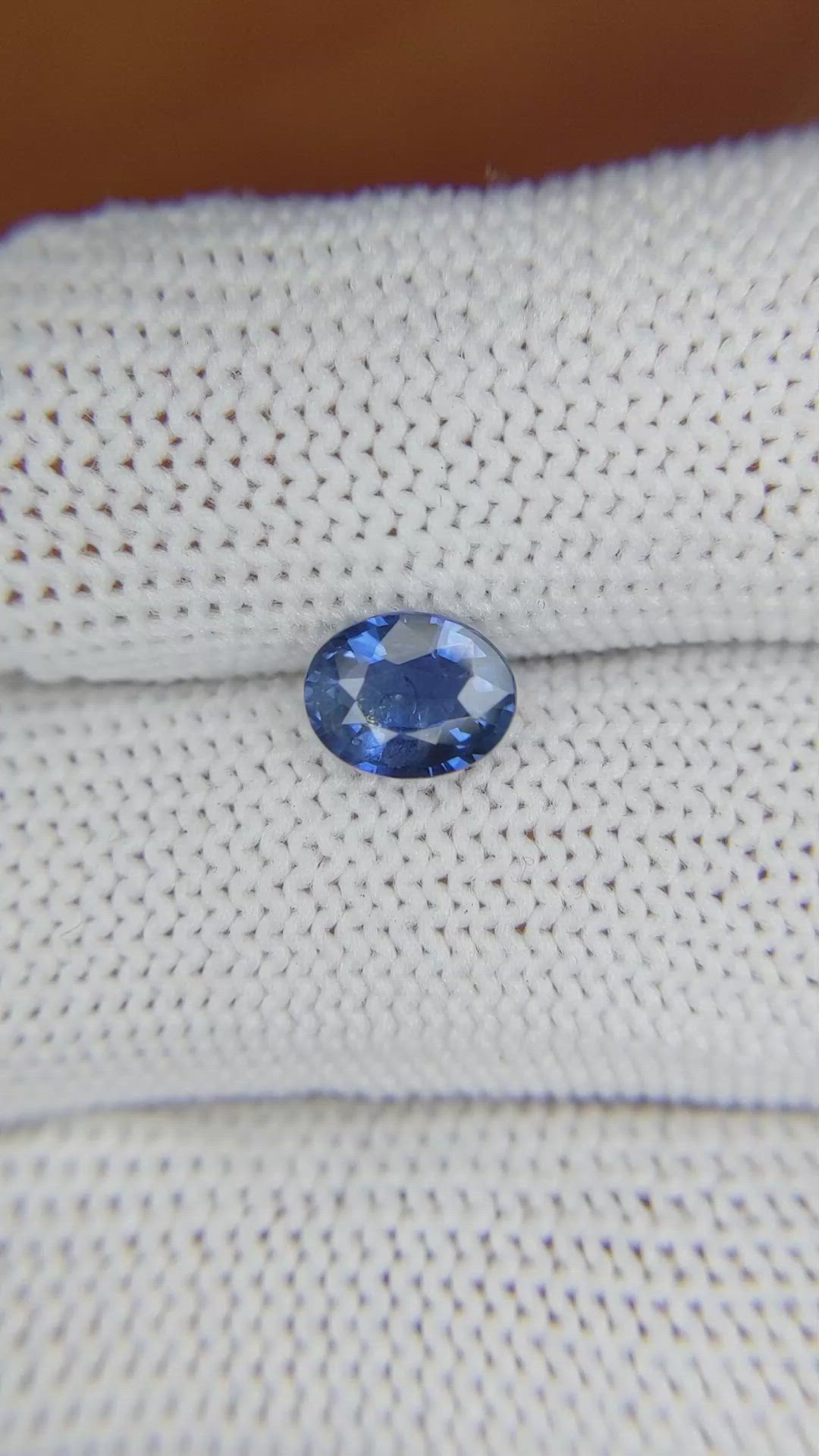 1.19 Ct. Blue Sapphire from Madagascar Size Video