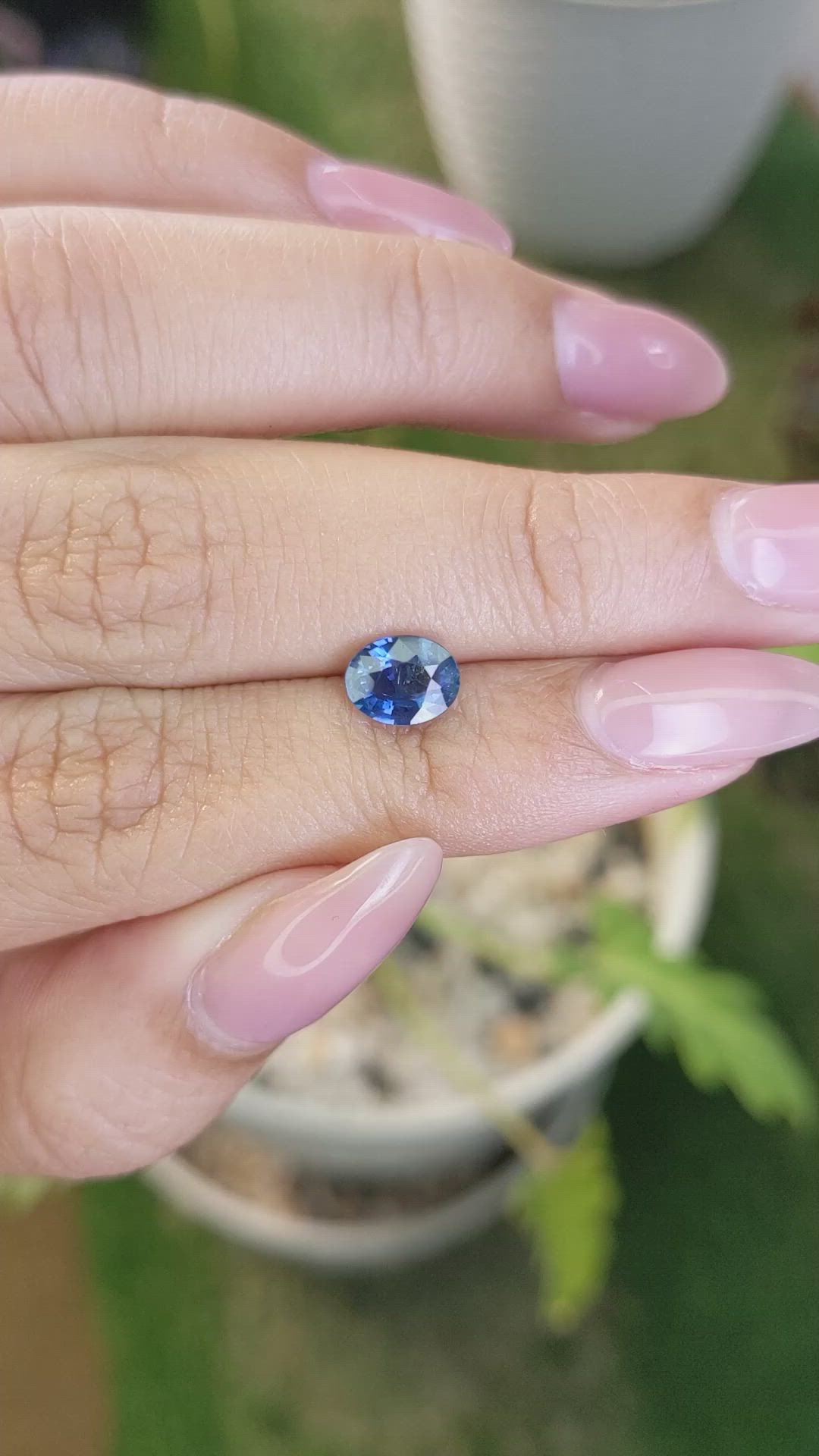 1.19 Ct. Blue Sapphire from Madagascar Size Video