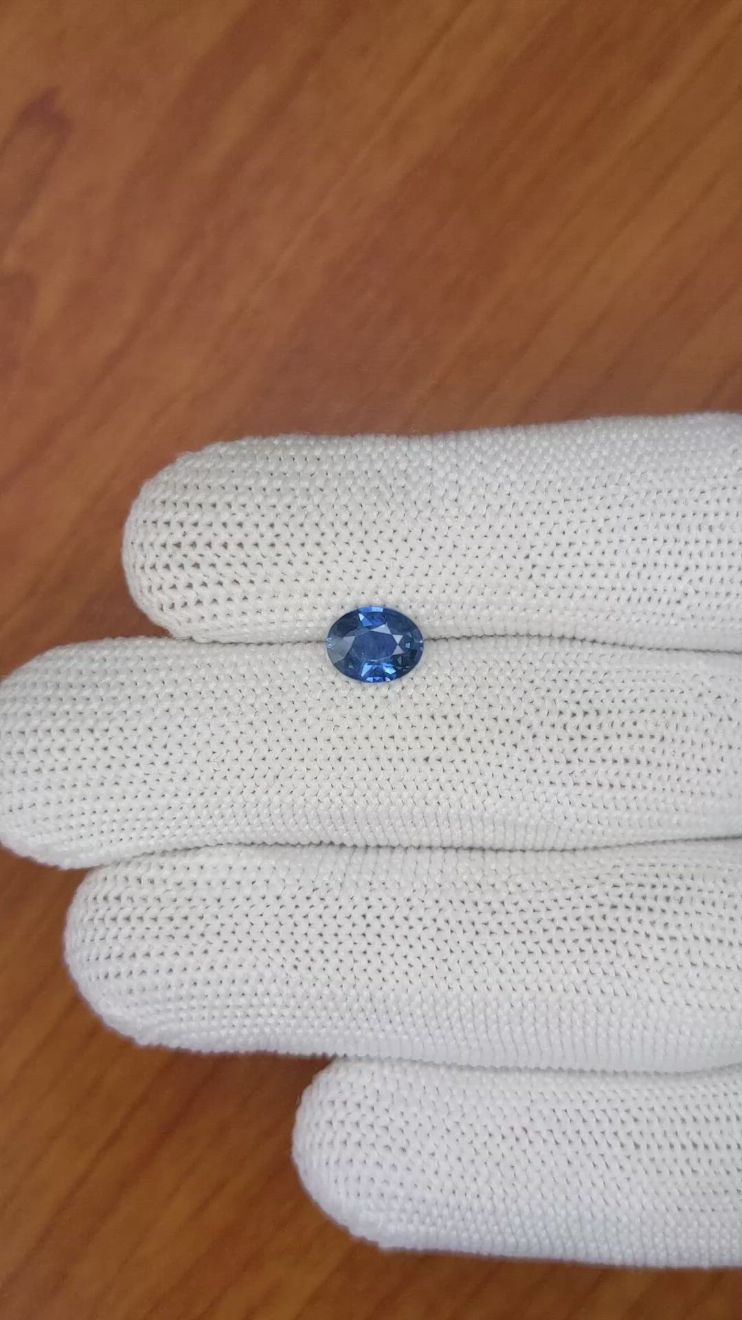 1.19 Ct. Blue Sapphire from Madagascar Size Video