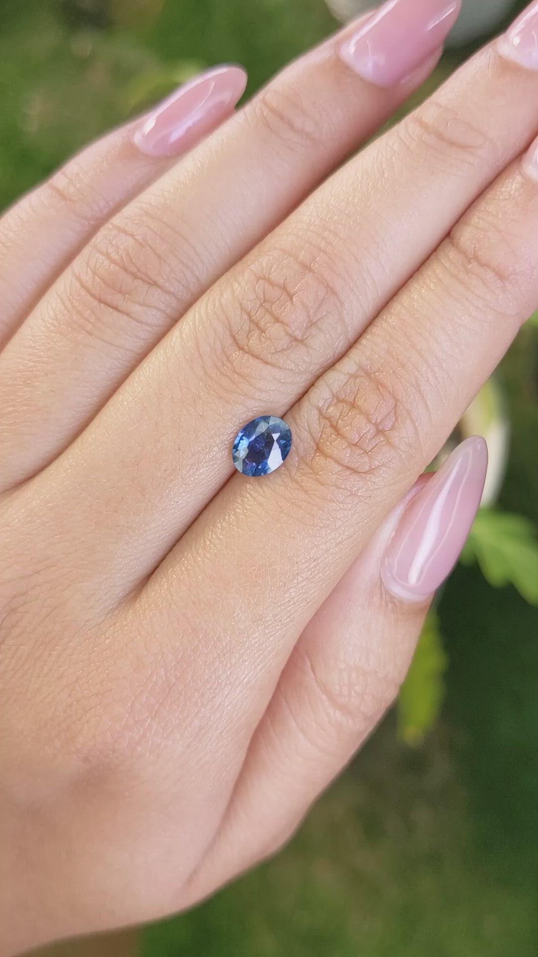1.19 Ct. Blue Sapphire from Madagascar Size Video