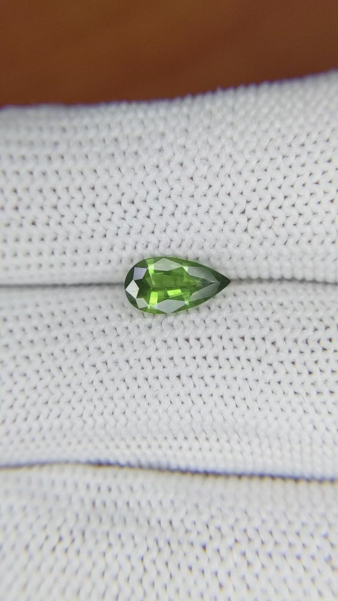 1.10 Ct. Green Sapphire from Madagascar Size Video