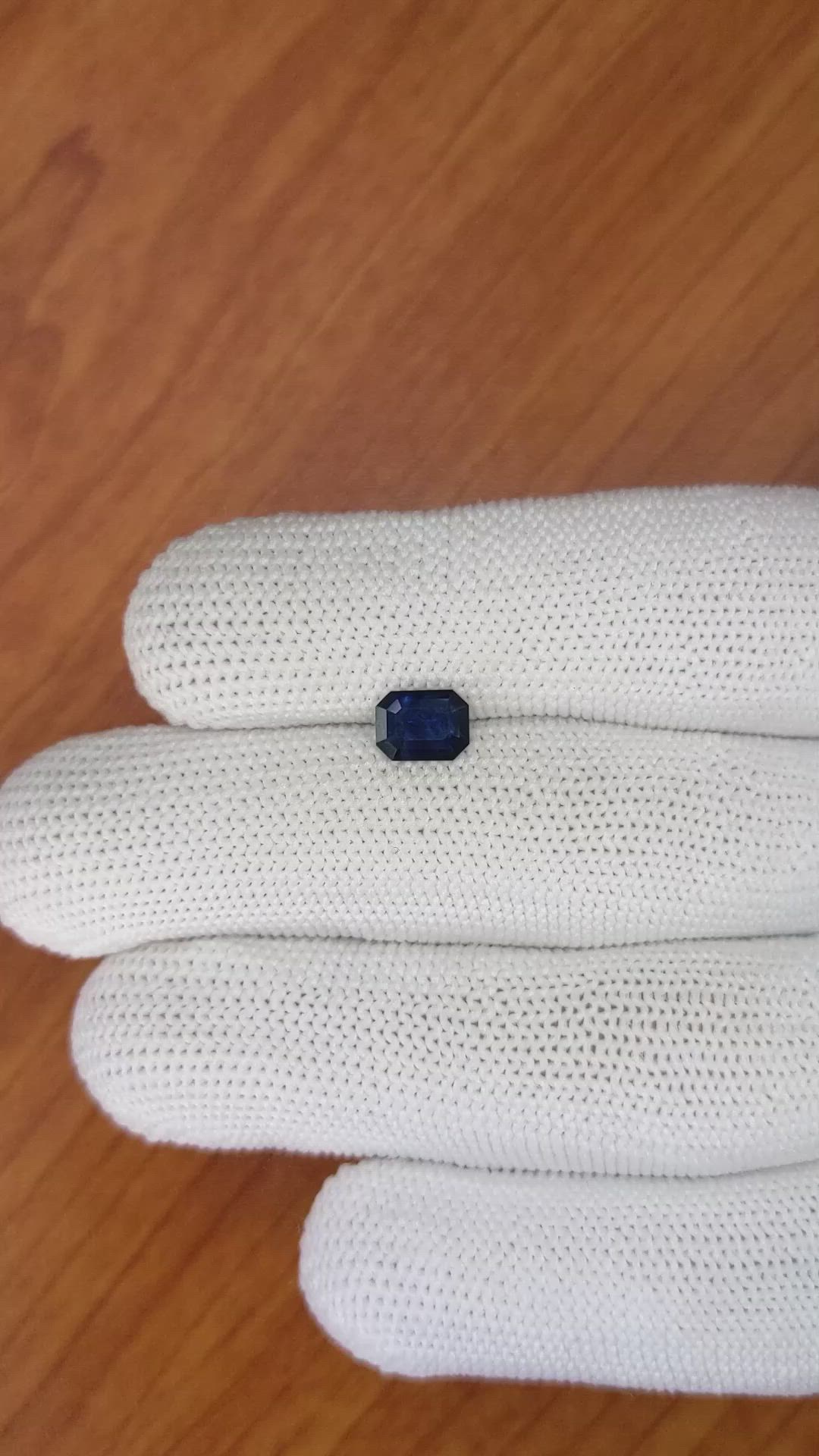 1.28 Ct. Blue Sapphire from Madagascar Size Video