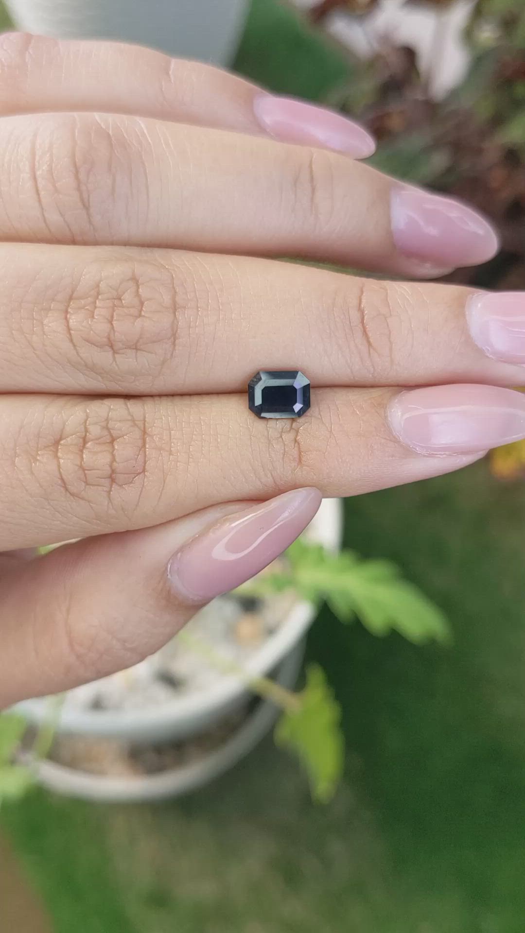 1.28 Ct. Blue Sapphire from Madagascar Size Video