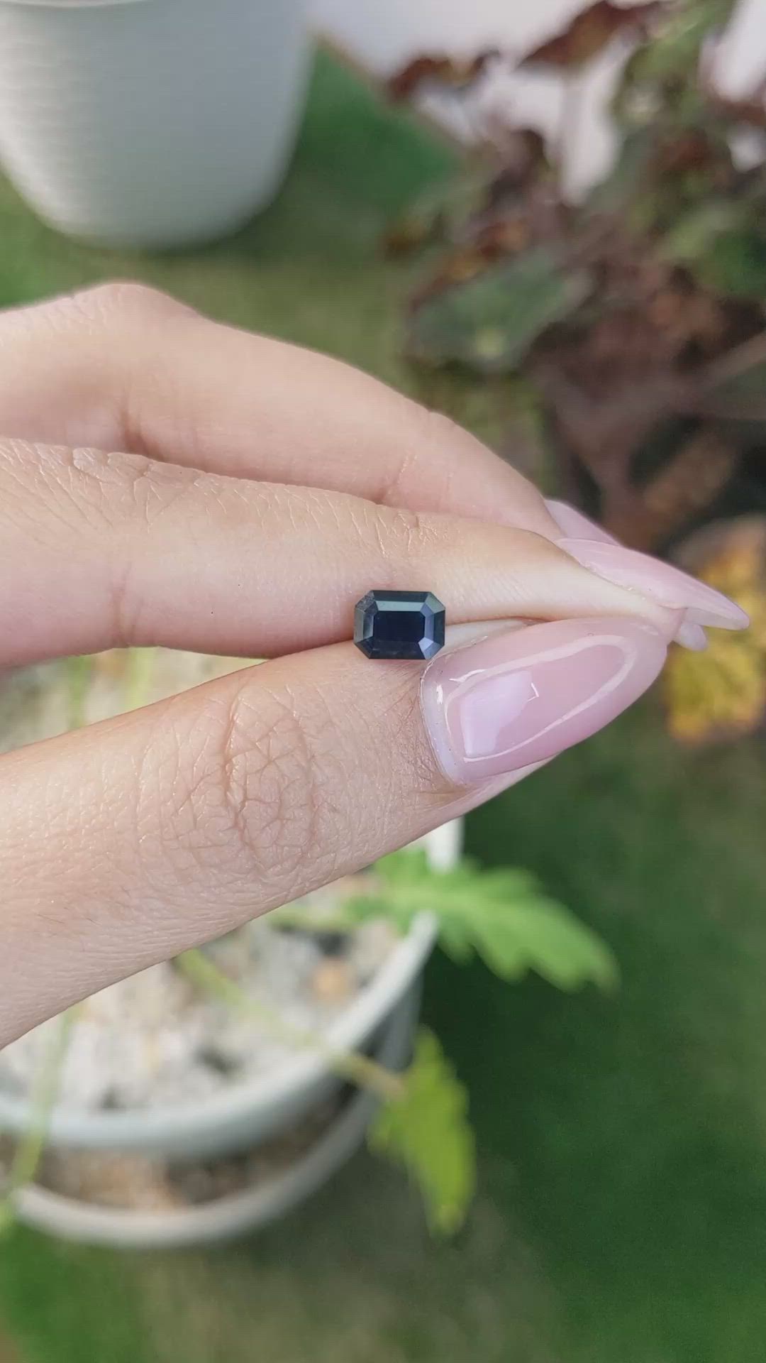 1.28 Ct. Blue Sapphire from Madagascar Size Video