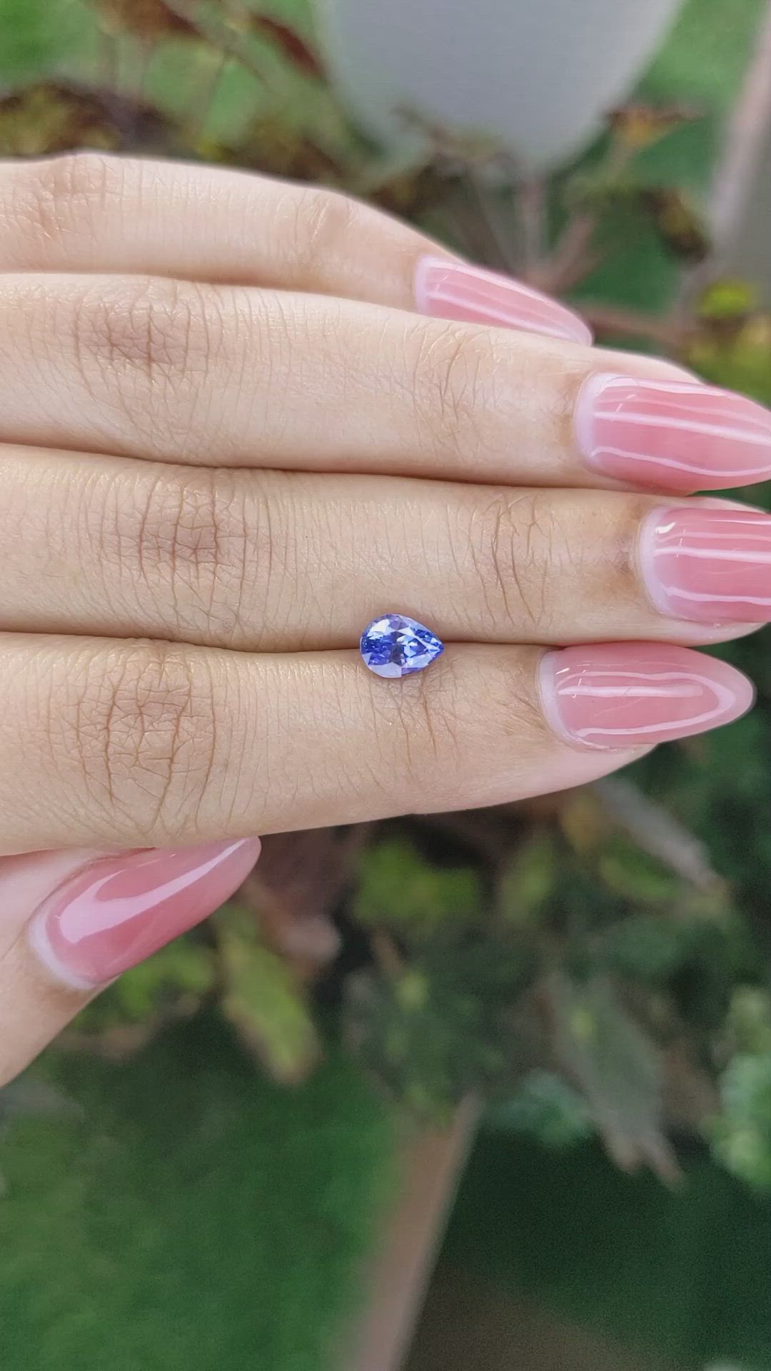 1.06 Ct. Blue Sapphire from Ceylon (Sri Lanka) Size Video