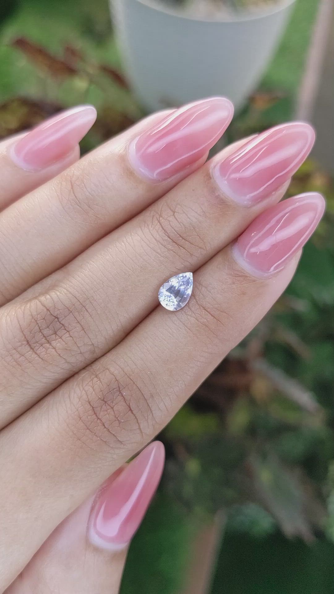 0.92 Ct. Blue Sapphire from Ceylon (Sri Lanka) Size Video