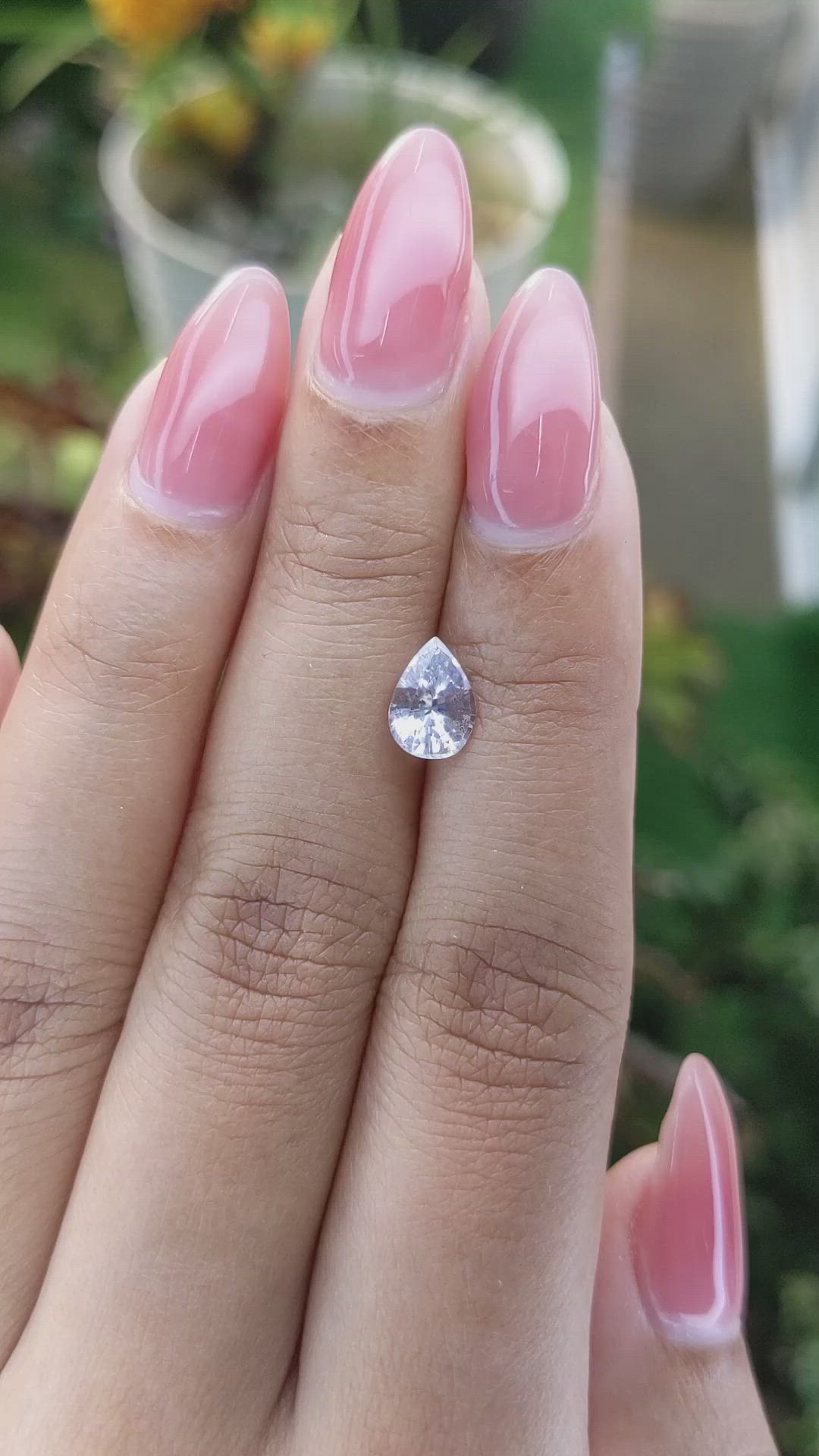 1.24 Ct. Blue Sapphire from Ceylon (Sri Lanka) Size Video