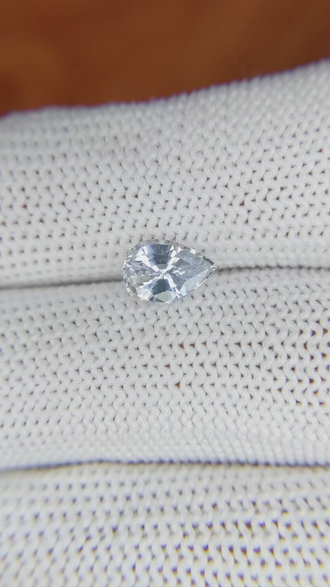 1.24 Ct. Blue Sapphire from Ceylon (Sri Lanka) Size Video