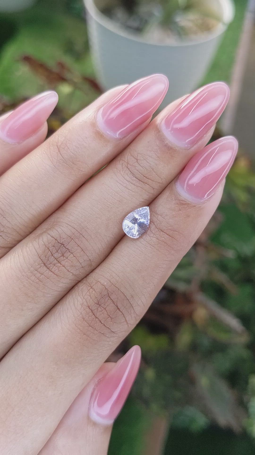 1.24 Ct. Blue Sapphire from Ceylon (Sri Lanka) Size Video