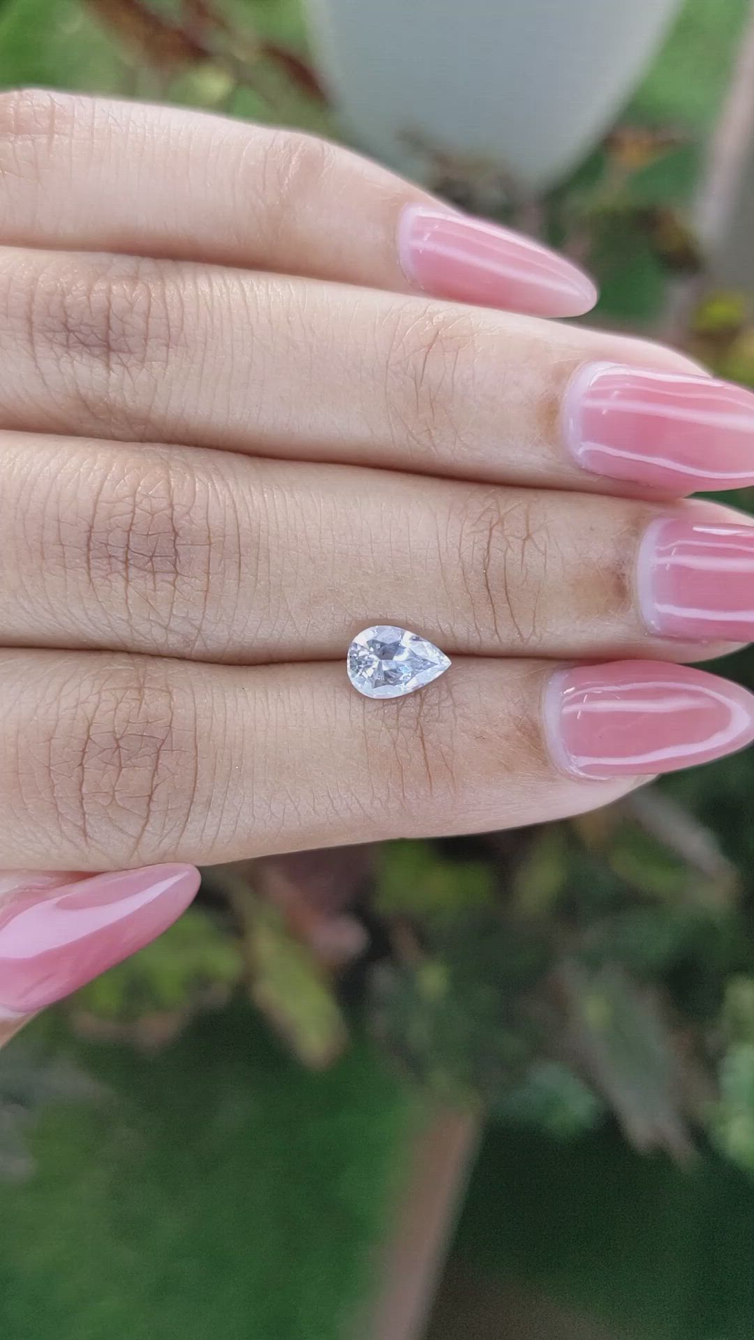 1.17 Ct. Blue Sapphire from Ceylon (Sri Lanka) Size Video