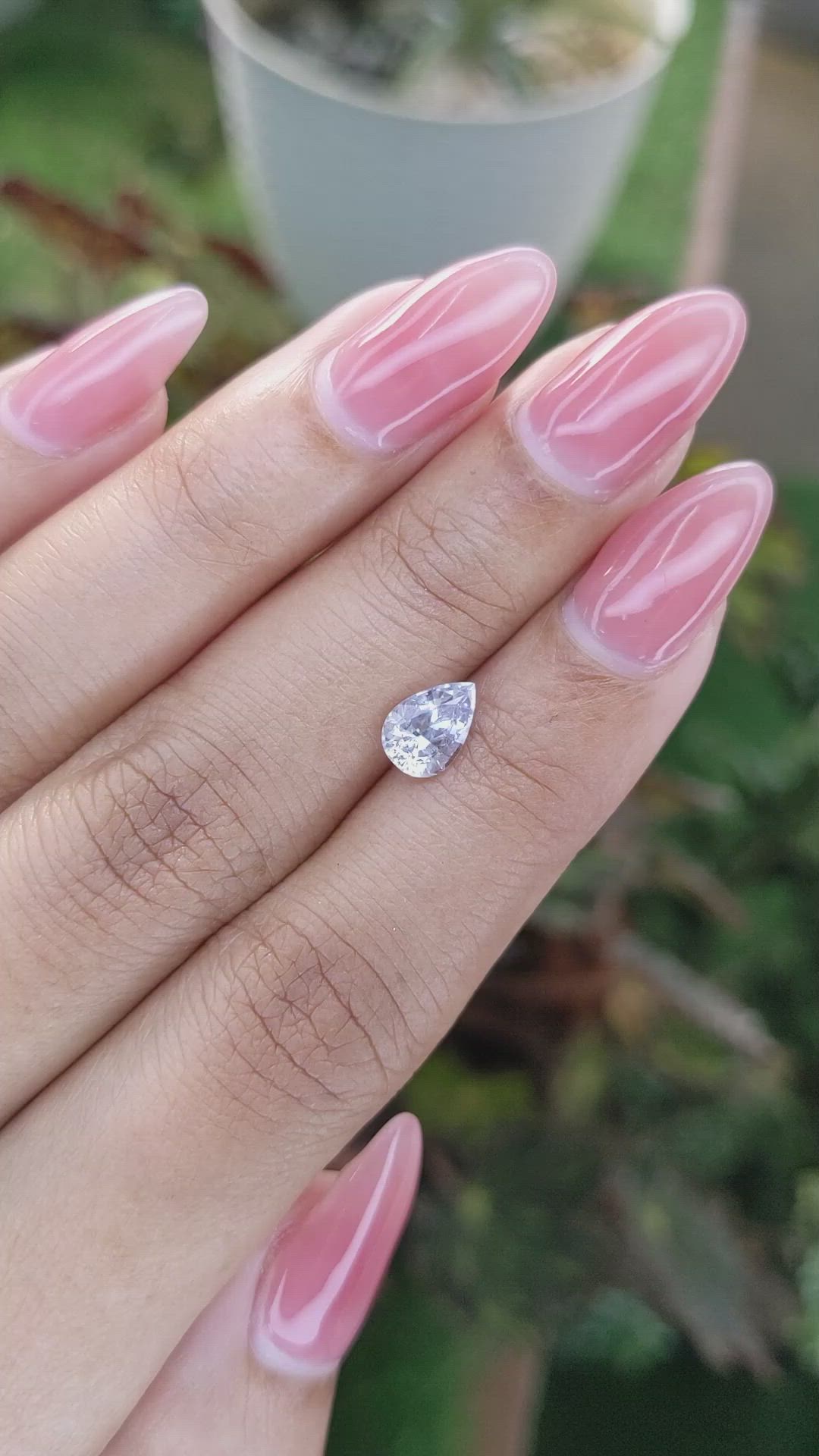 1.17 Ct. Blue Sapphire from Ceylon (Sri Lanka) Size Video