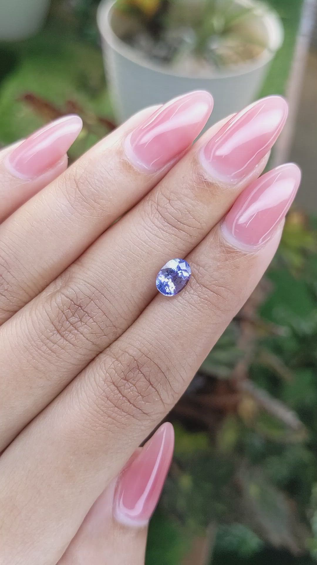 1.45 Ct. Blue Sapphire from Ceylon (Sri Lanka) Size Video