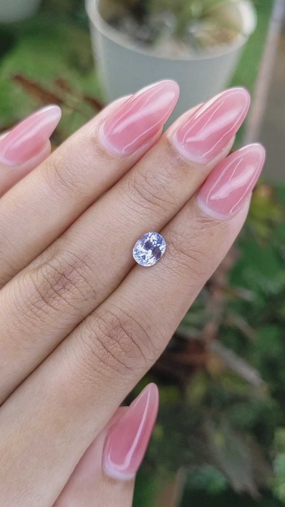 1.43 Ct. Blue Sapphire from Ceylon (Sri Lanka) Size Video