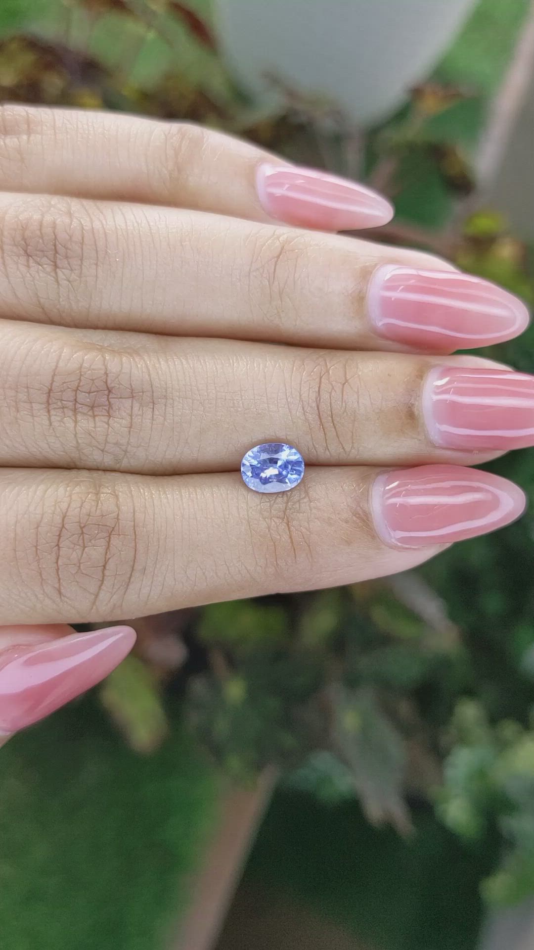 1.27 Ct. Blue Sapphire from Ceylon (Sri Lanka) Size Video