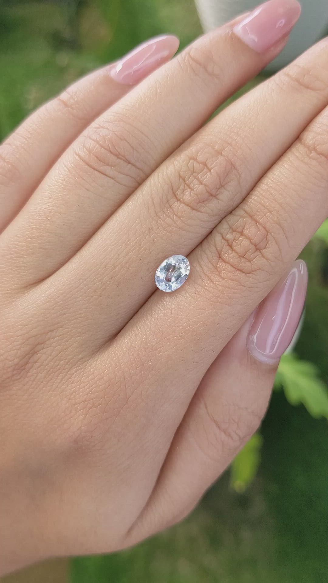 1.32 Ct. Blue Sapphire from Ceylon (Sri Lanka) Size Video