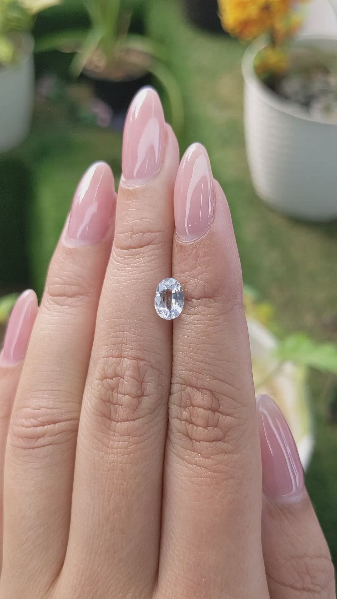 1.32 Ct. Blue Sapphire from Ceylon (Sri Lanka) Size Video