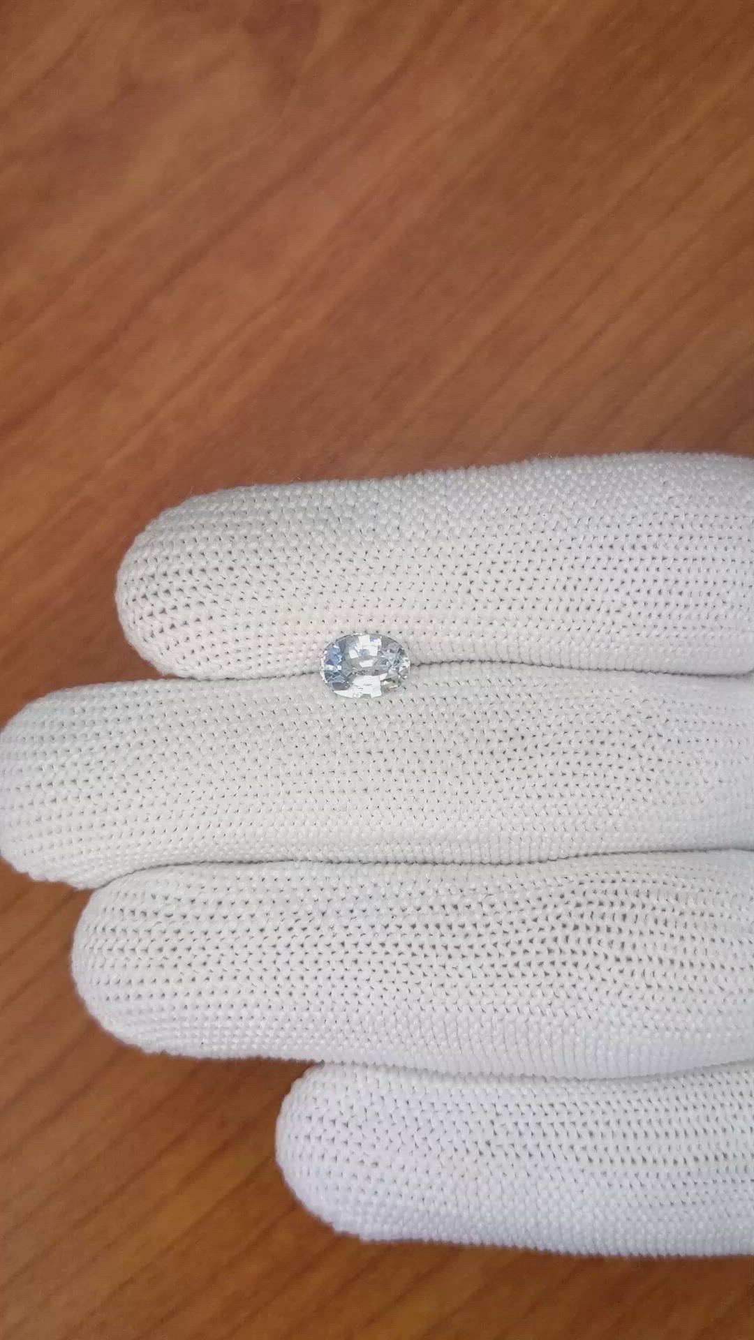 1.32 Ct. Blue Sapphire from Ceylon (Sri Lanka) Size Video