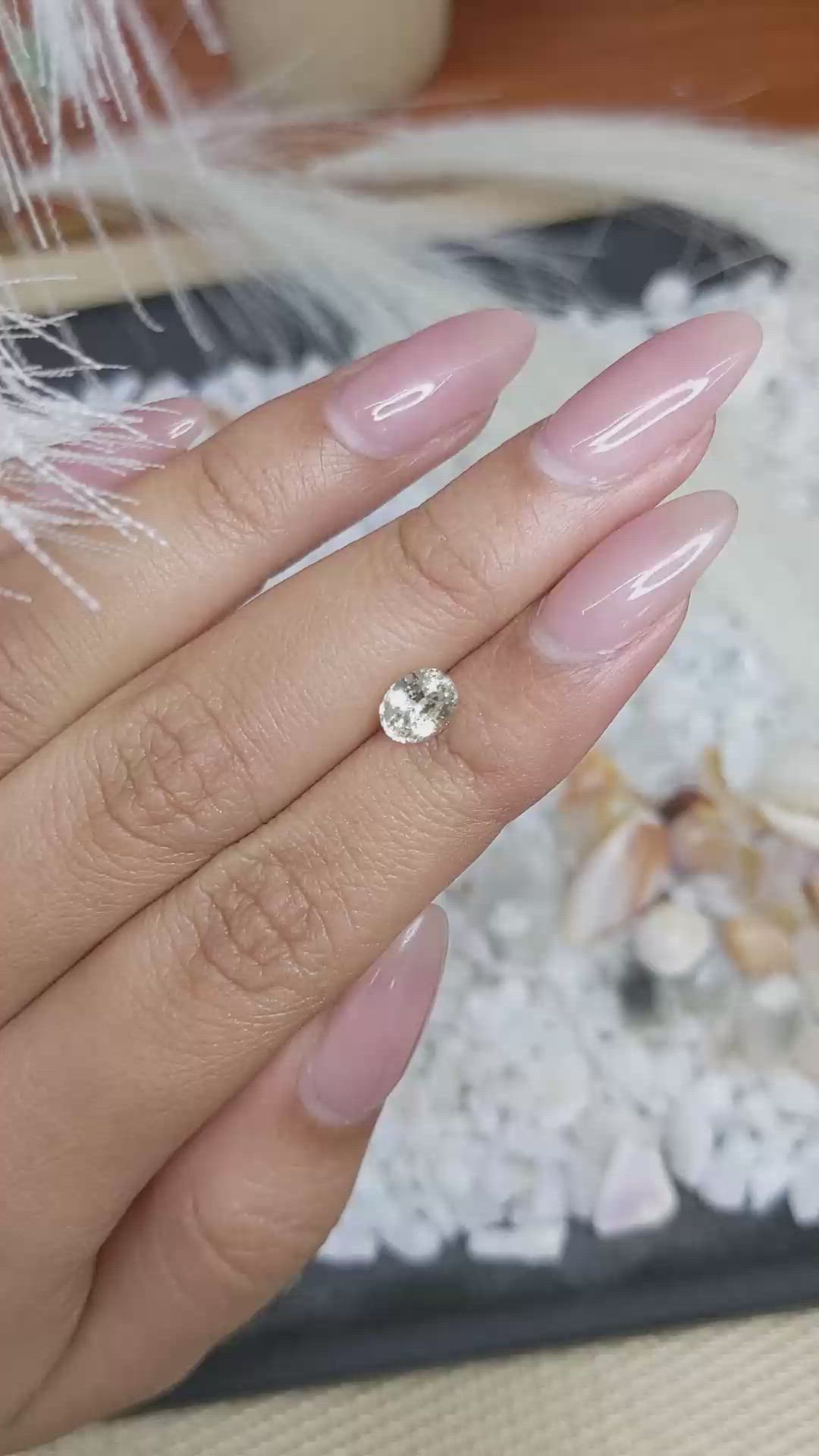 1.08 Ct. Yellow Sapphire from Ceylon (Sri Lanka) Size Video