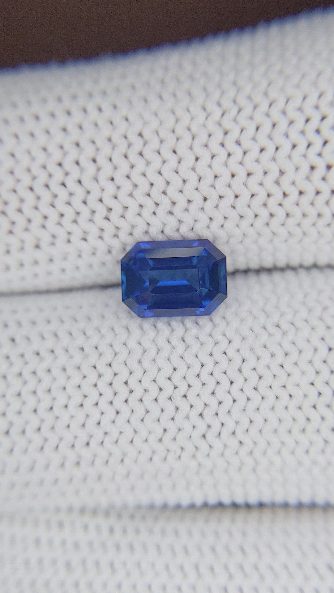 2.06 Ct. Blue Sapphire from Ceylon (Sri Lanka) Size Video