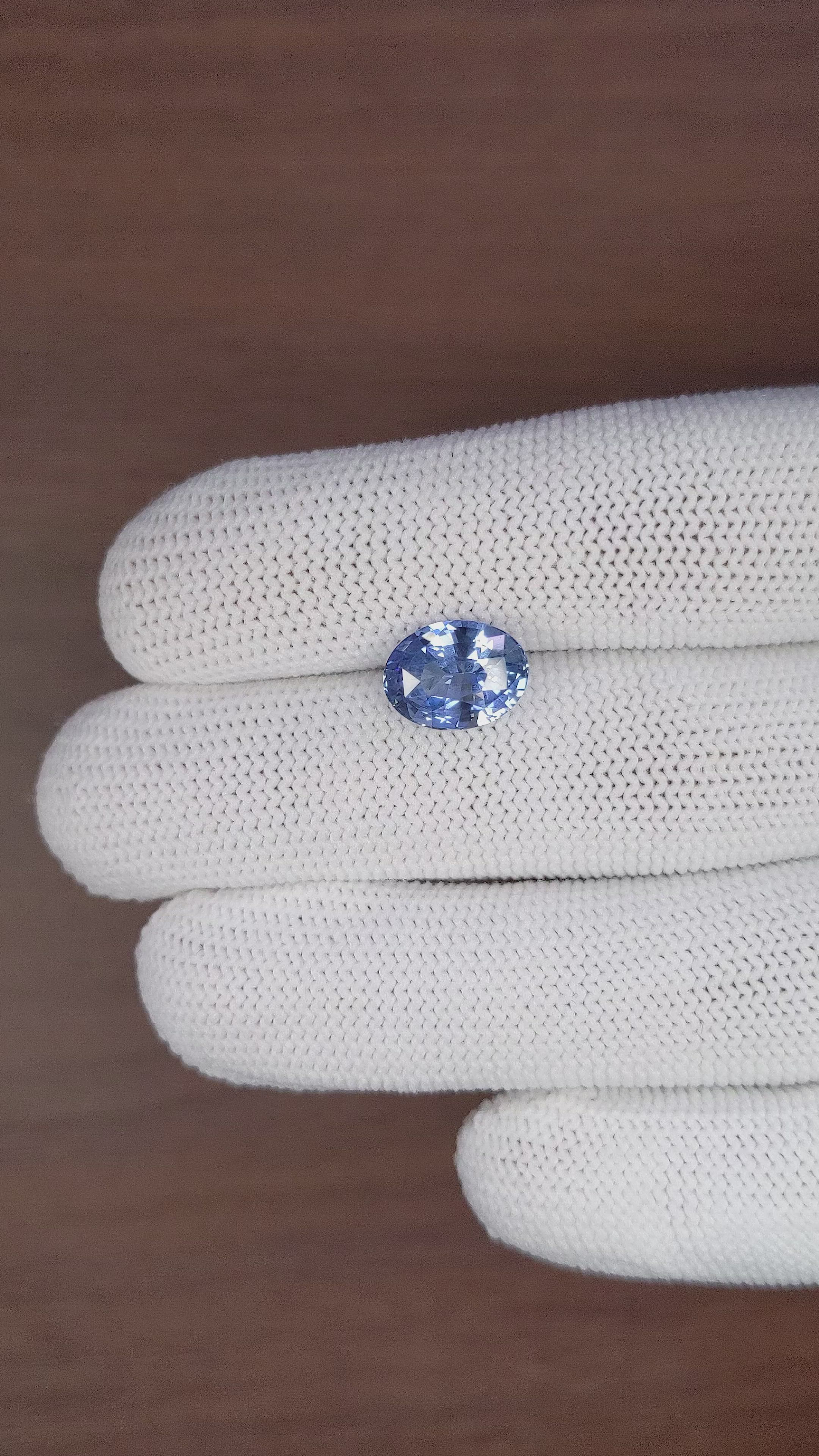 5.02 Ct. Blue Sapphire from Ceylon (Sri Lanka) Size Video