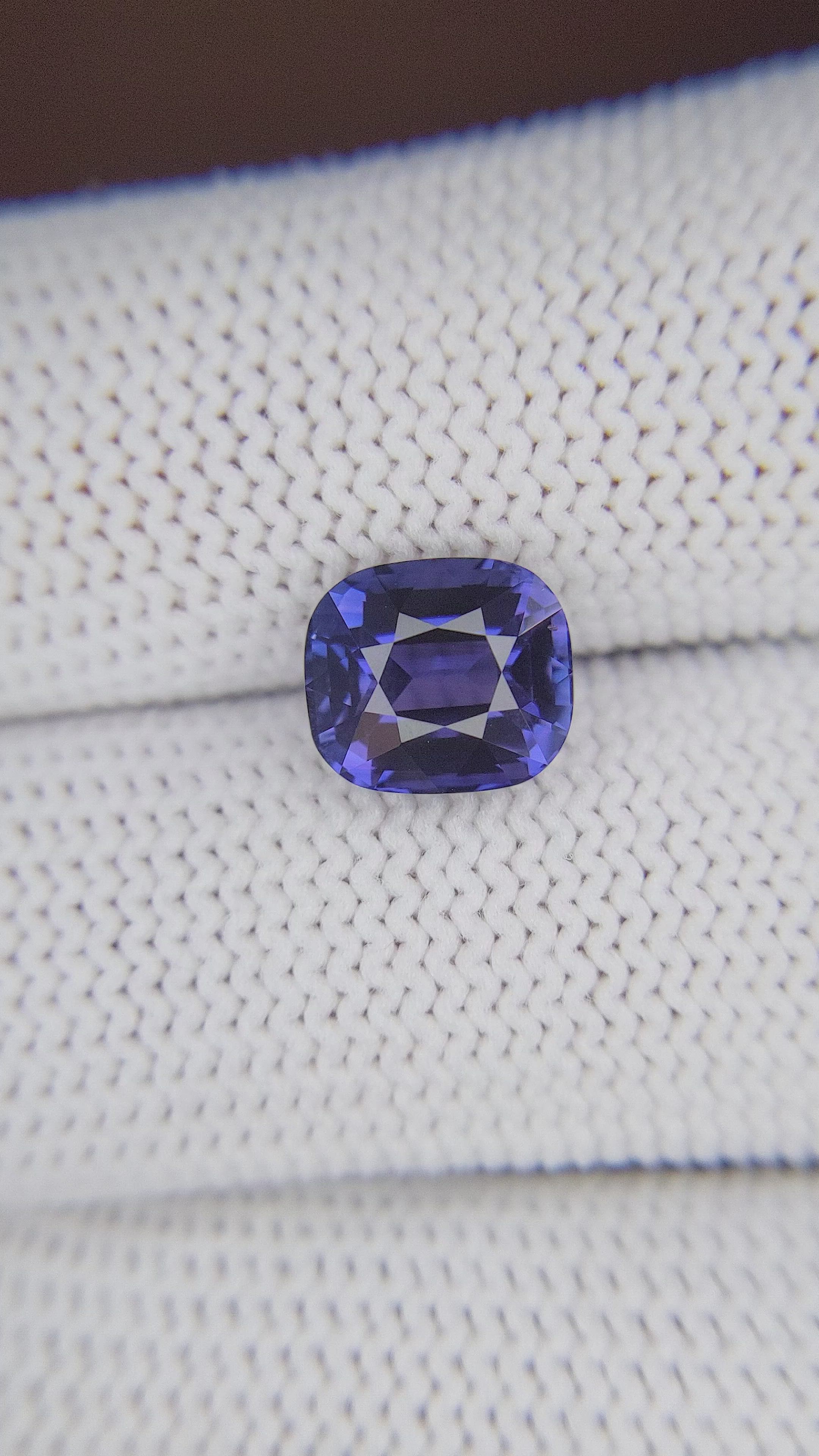 3.54 Ct. Color Change Sapphire from Ceylon (Sri Lanka) Size Video