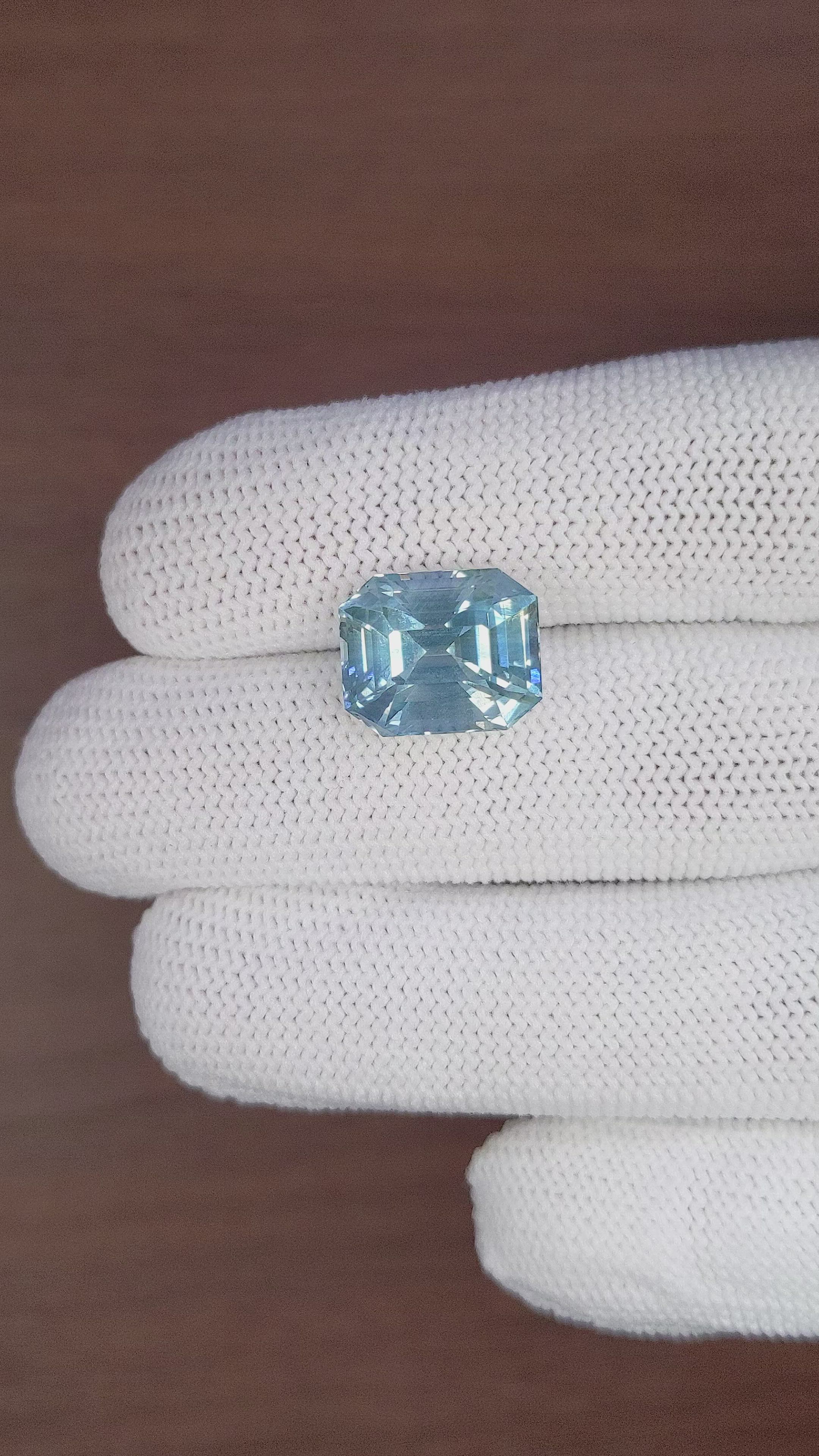 11.02 Ct. Greenish Blue Sapphire from Madagascar Size Video