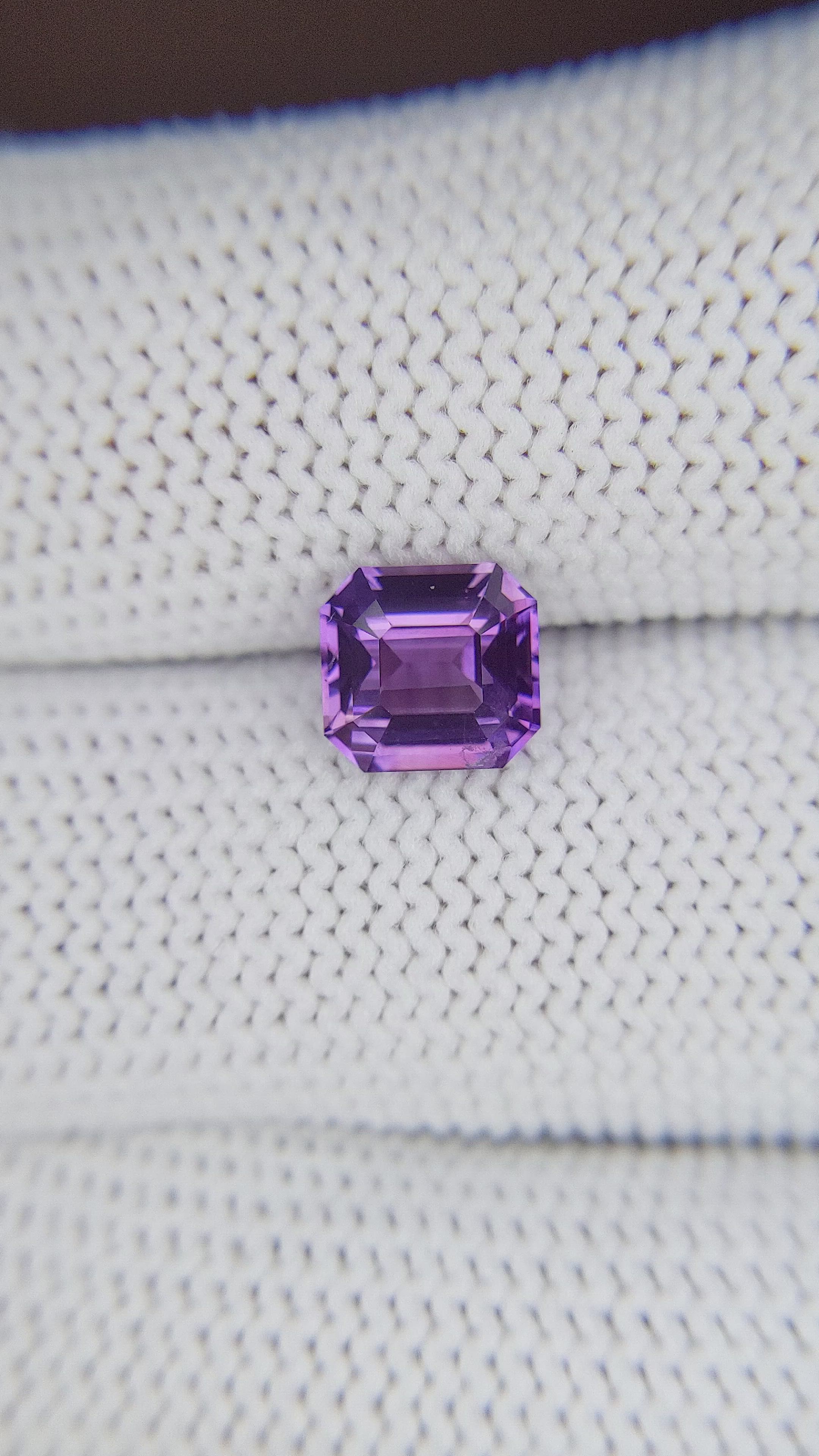 2.01 Ct. Purple Sapphire from Madagascar Size Video
