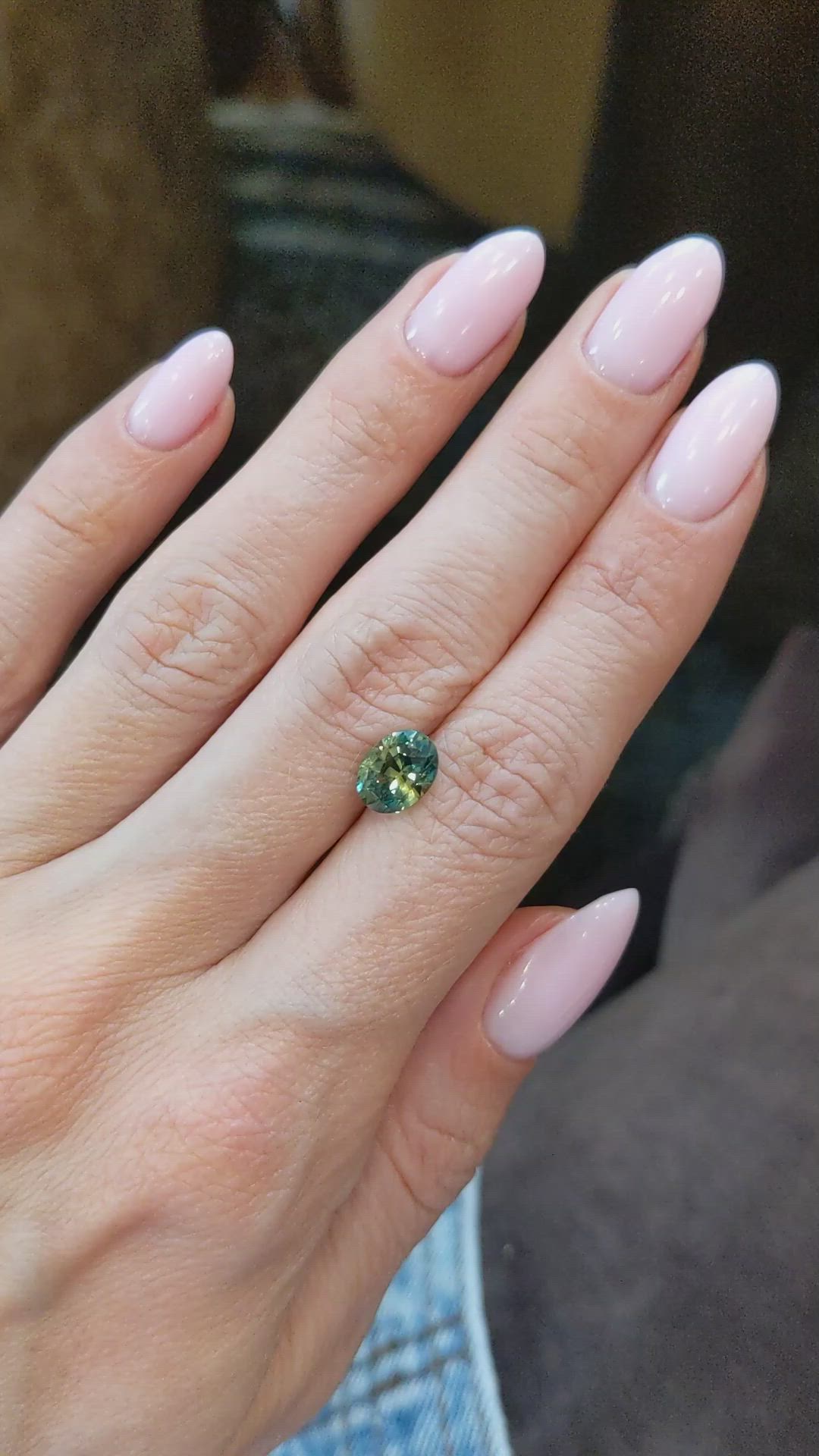 2.53 Ct. Bi Color Sapphire from Madagascar Size Video