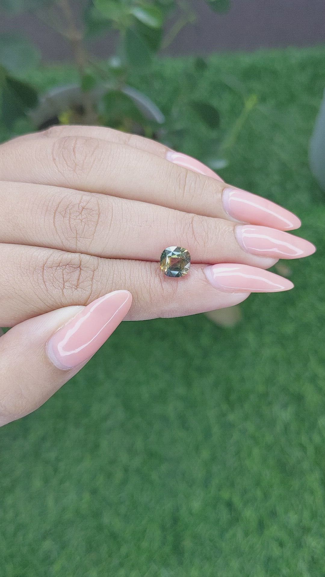 2.67 Ct. Bi Color Sapphire from Madagascar Size Video