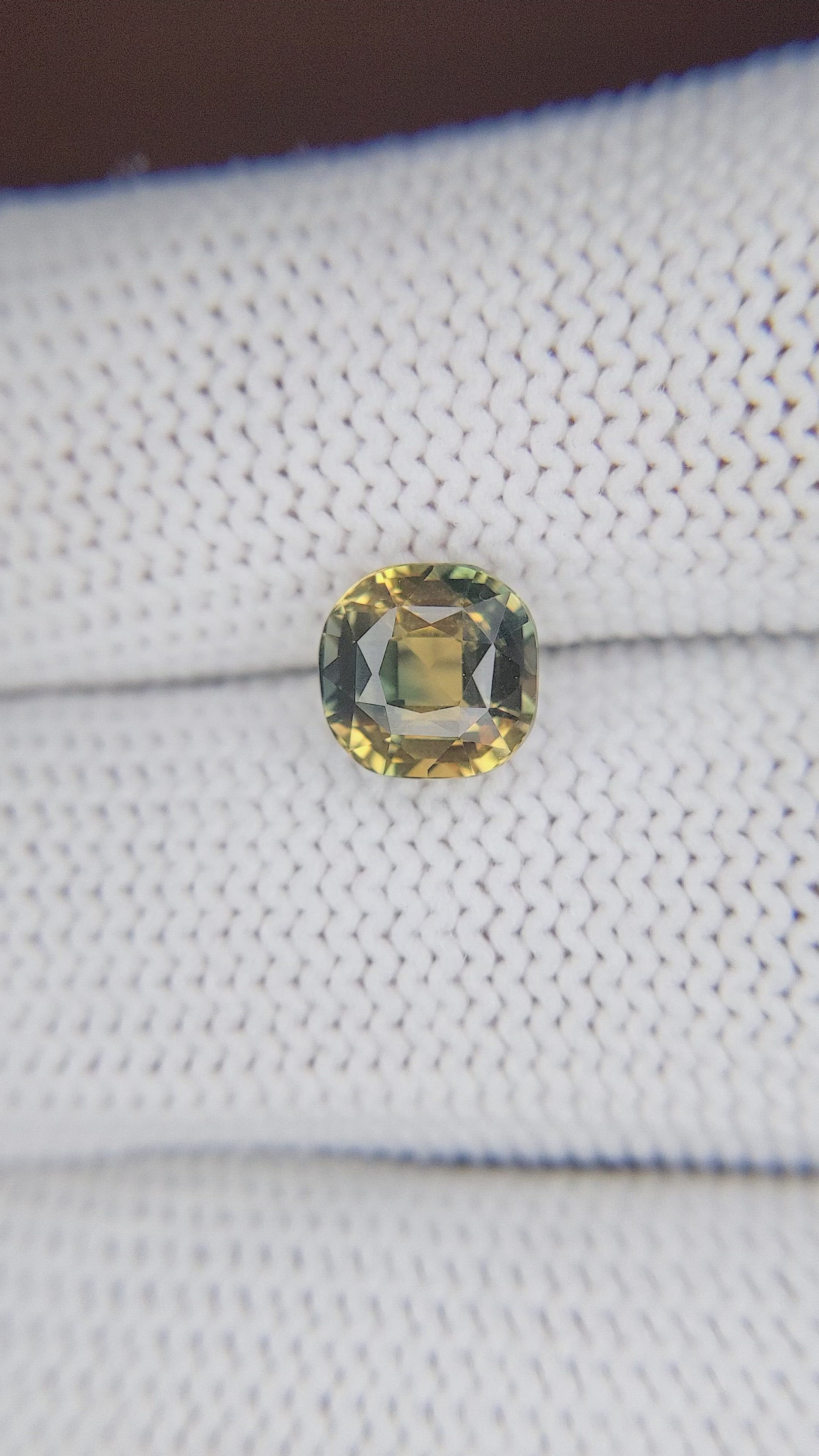 2.67 Ct. Bi Color Sapphire from Madagascar Size Video