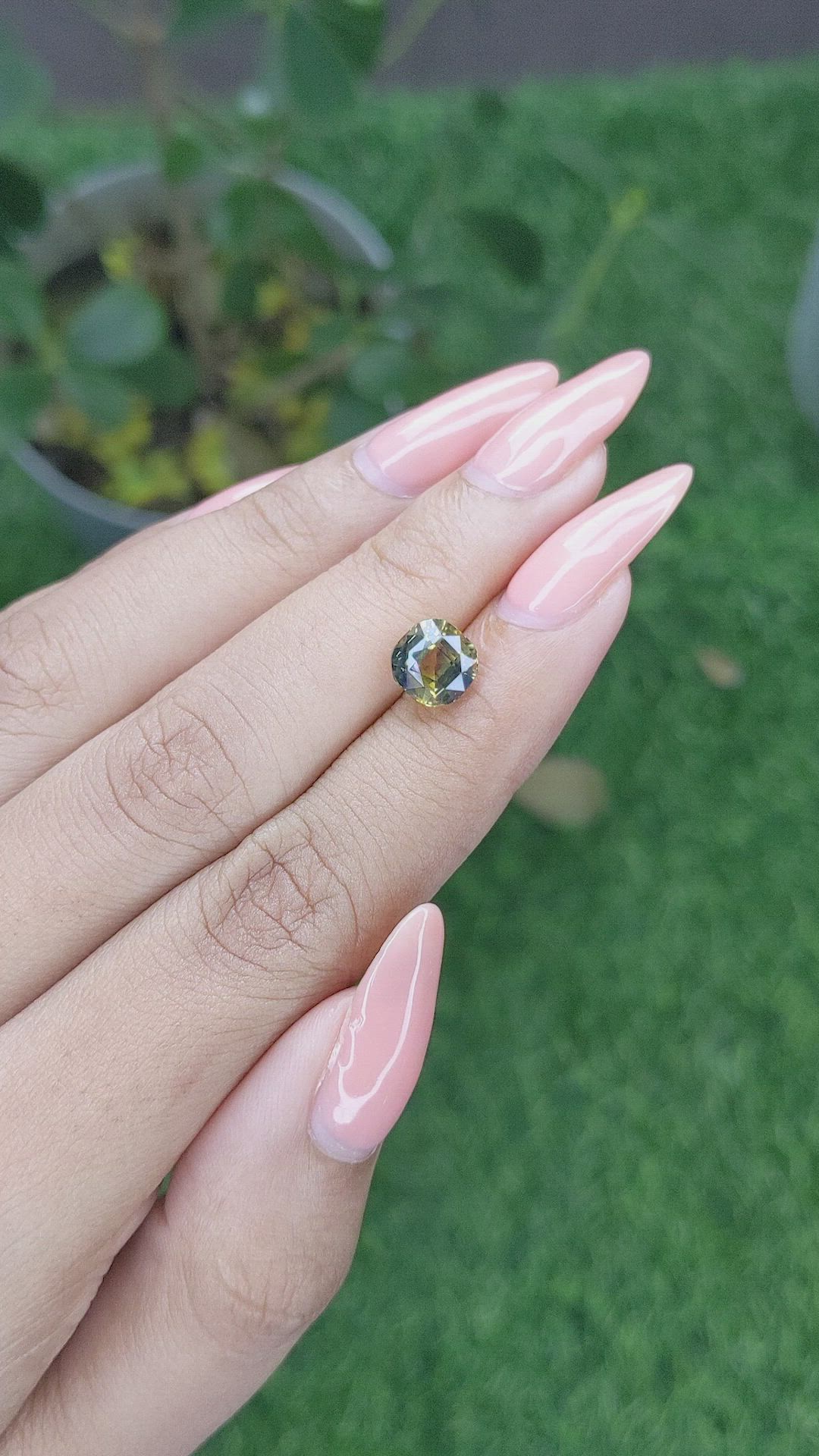 2.67 Ct. Bi Color Sapphire from Madagascar Size Video