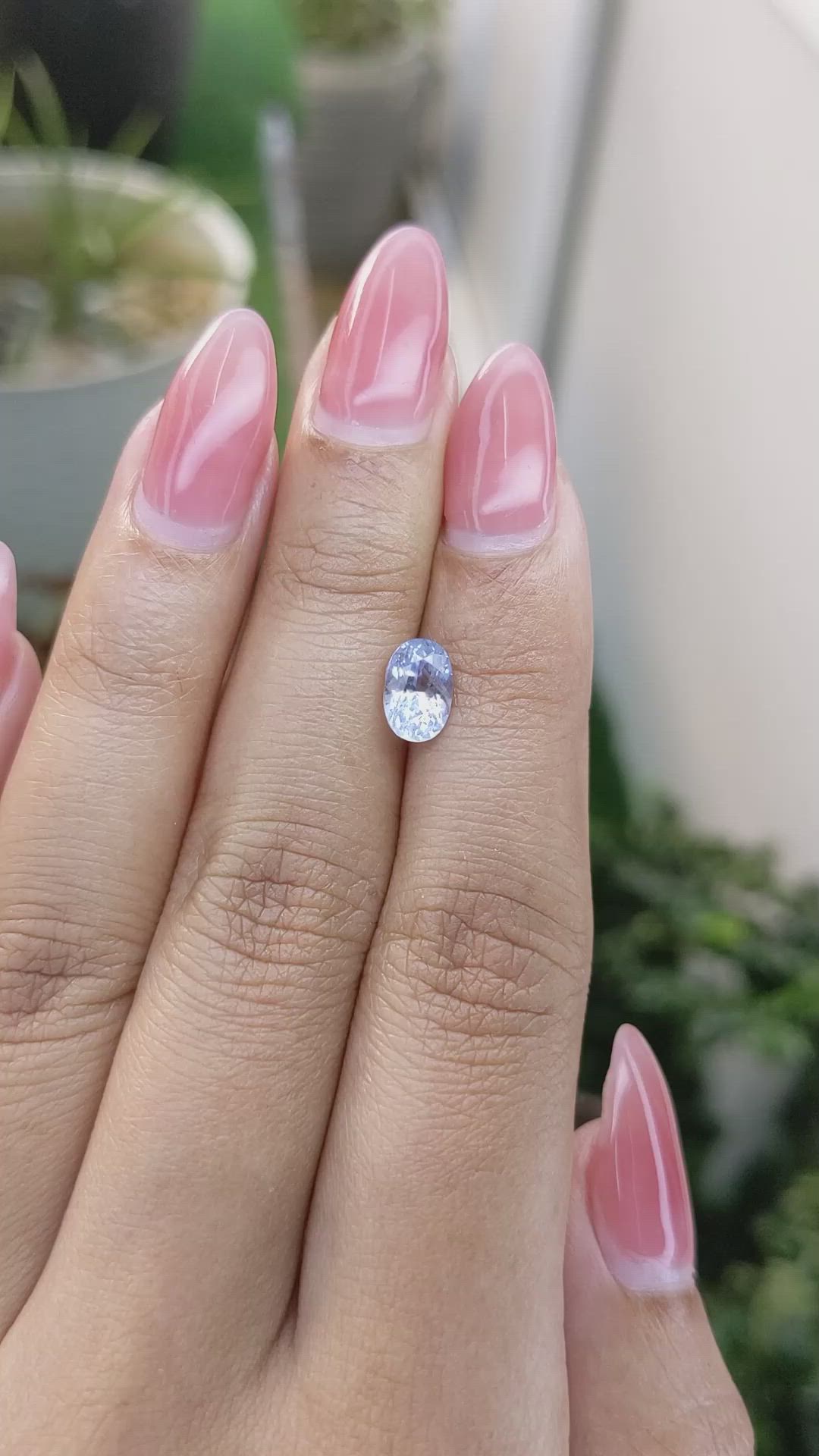 1.48 Ct. Blue Sapphire from Madagascar Size Video
