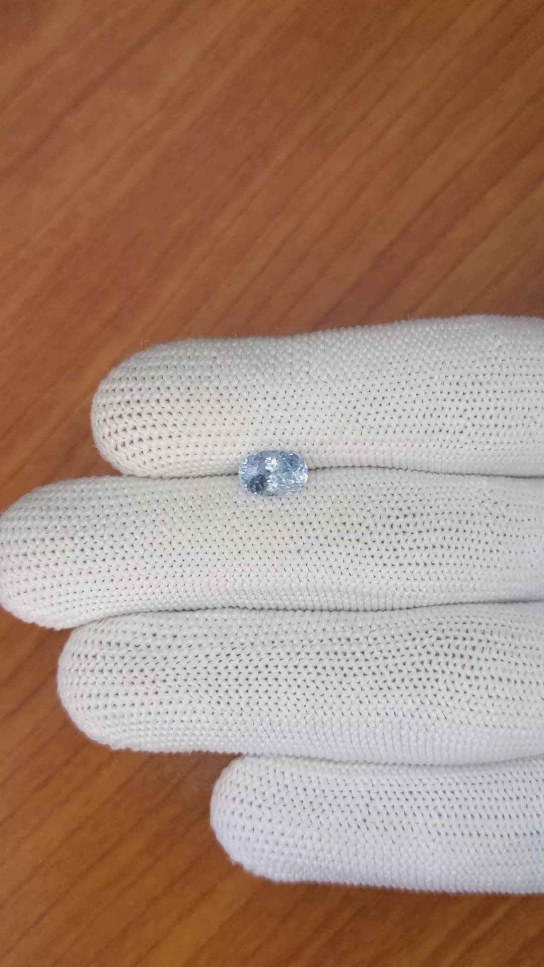 1.48 Ct. Blue Sapphire from Madagascar Size Video