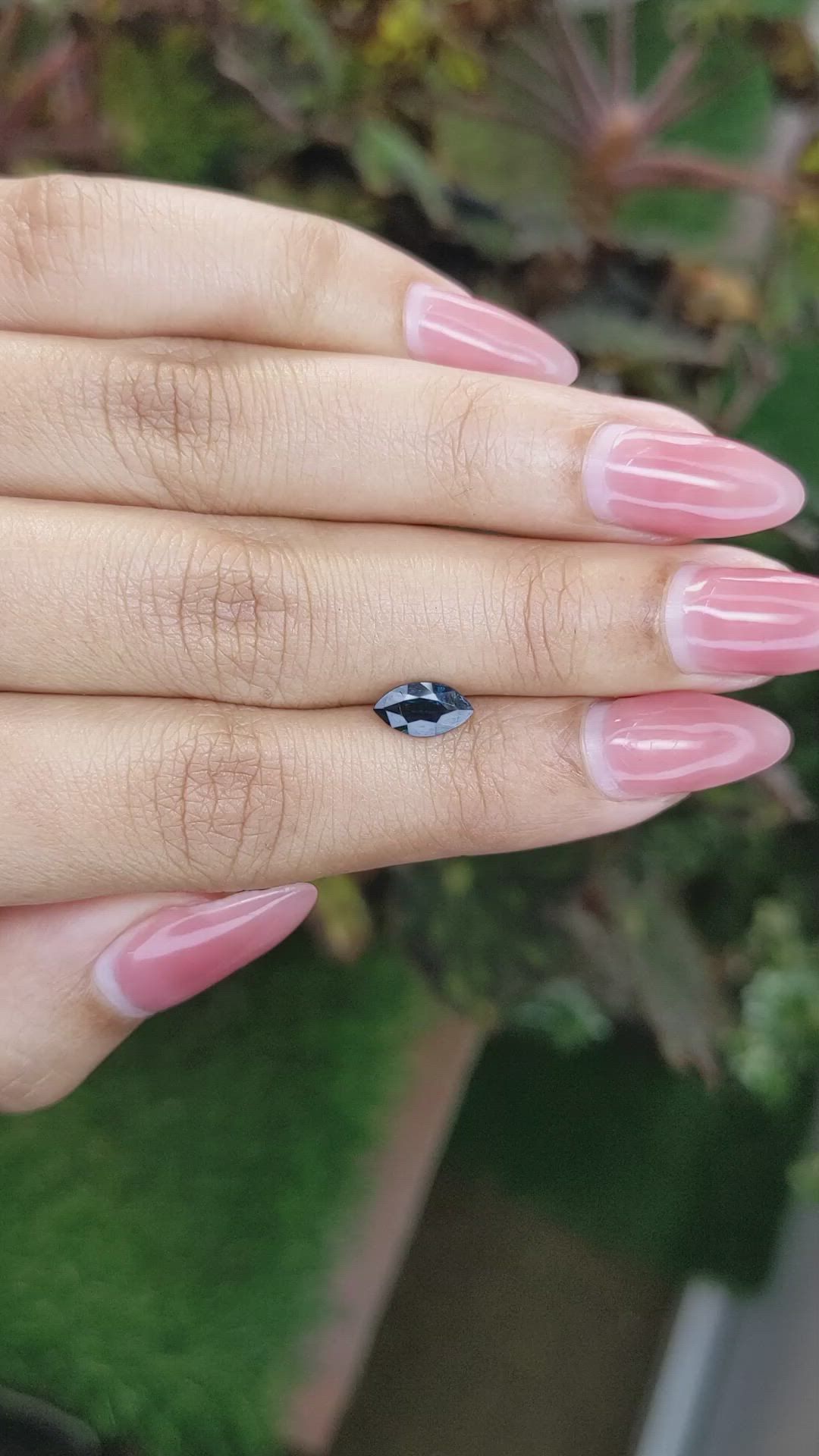 0.88 Ct. Blue Sapphire from Madagascar Size Video