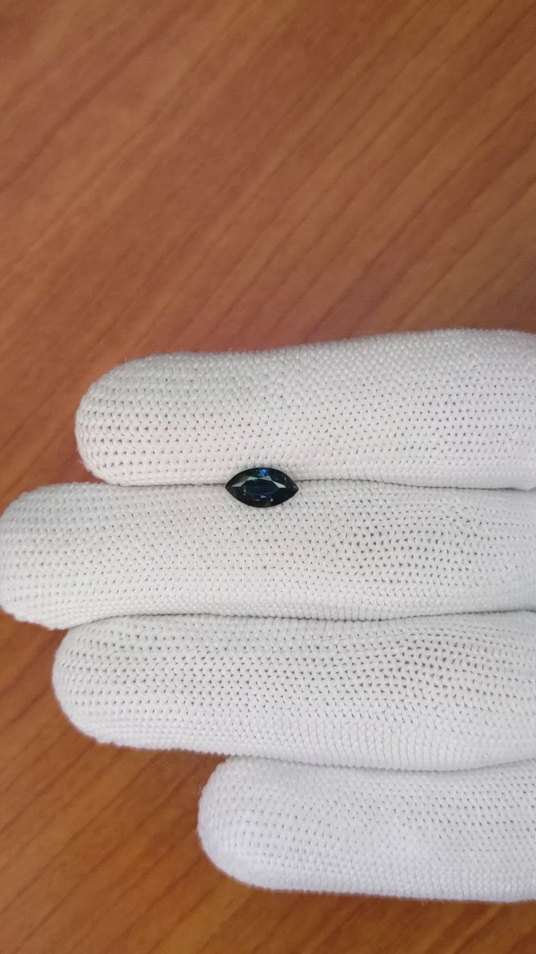 0.88 Ct. Blue Sapphire from Madagascar Size Video