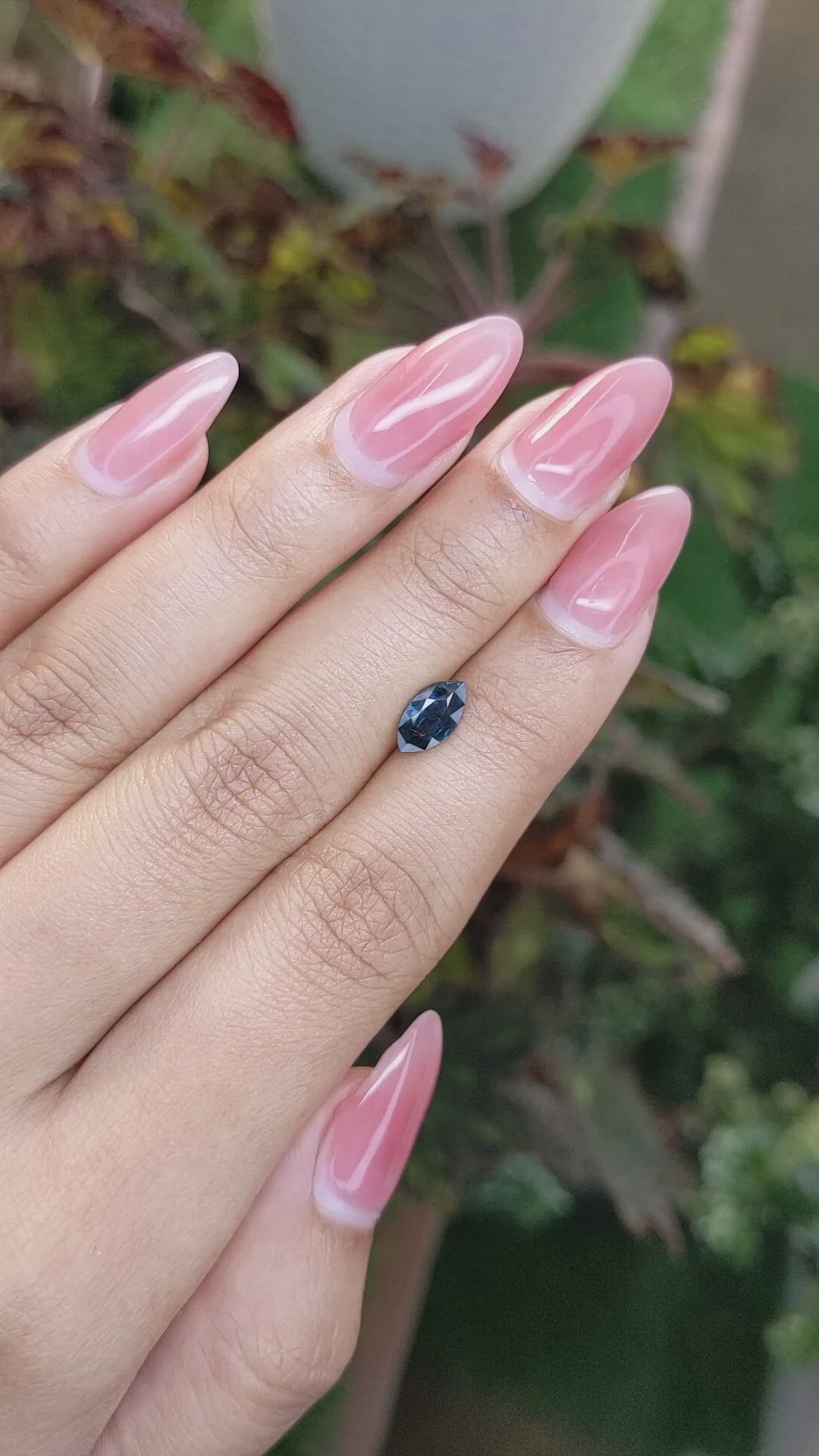 0.88 Ct. Blue Sapphire from Madagascar Size Video