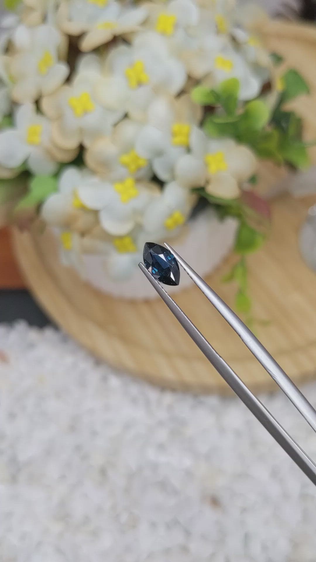 0.88 Ct. Blue Sapphire from Madagascar Size Video