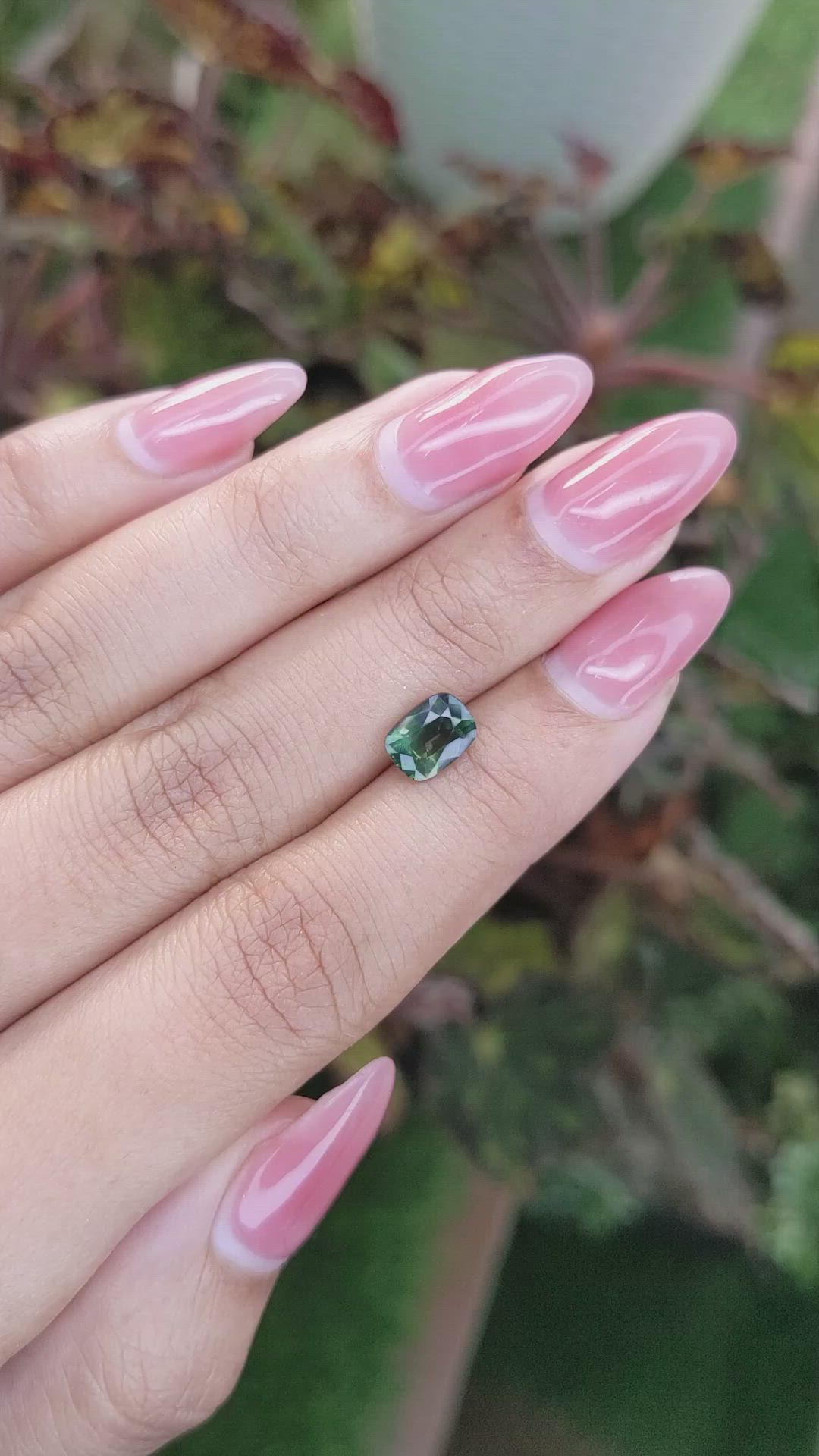 1.46 Ct. Green Sapphire from Madagascar Size Video