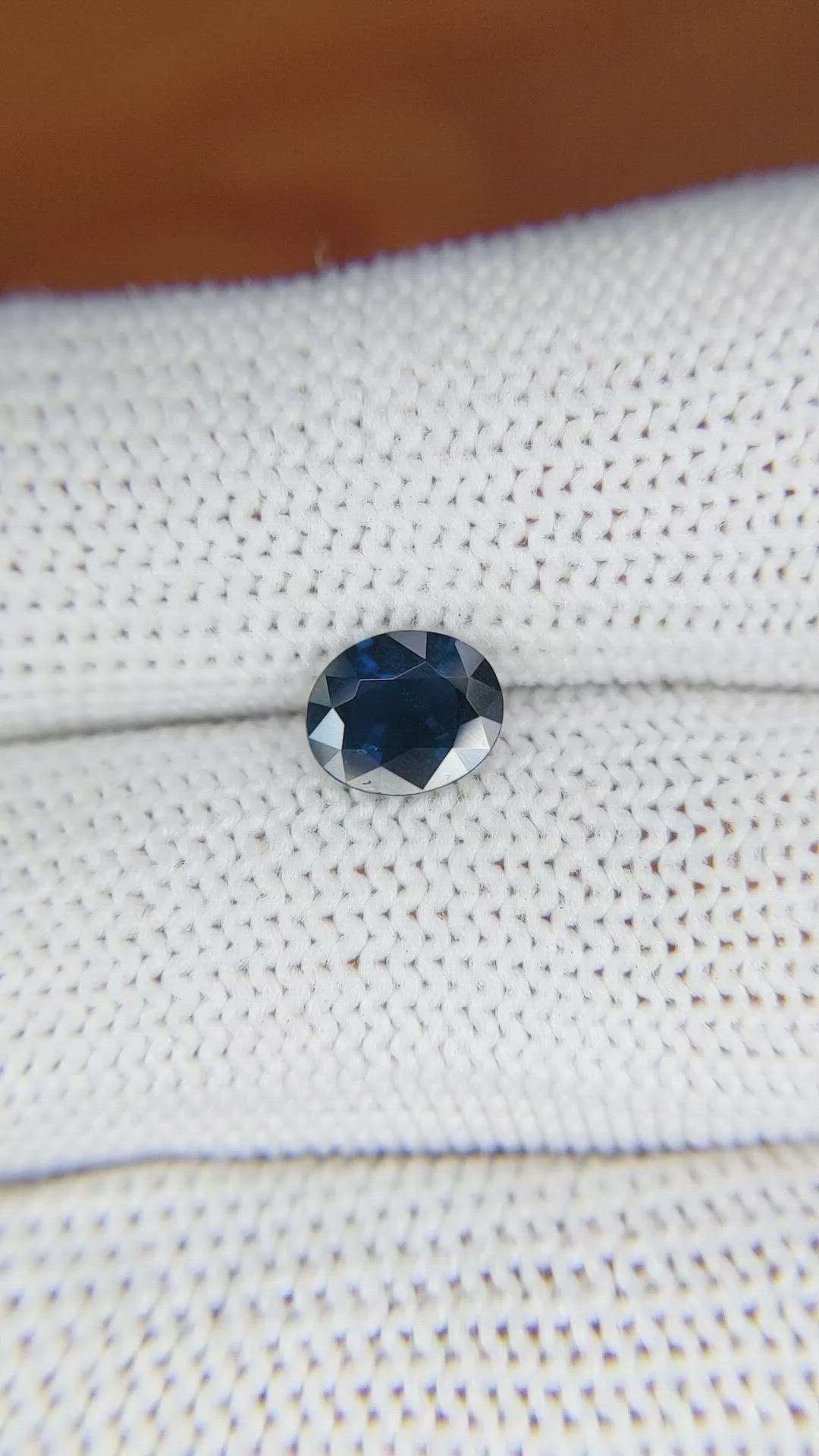 0.95 Ct. Blue Sapphire from Madagascar Size Video