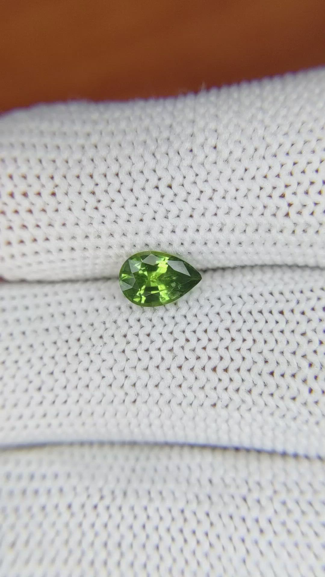 0.92 Ct. Green Sapphire from Madagascar Size Video