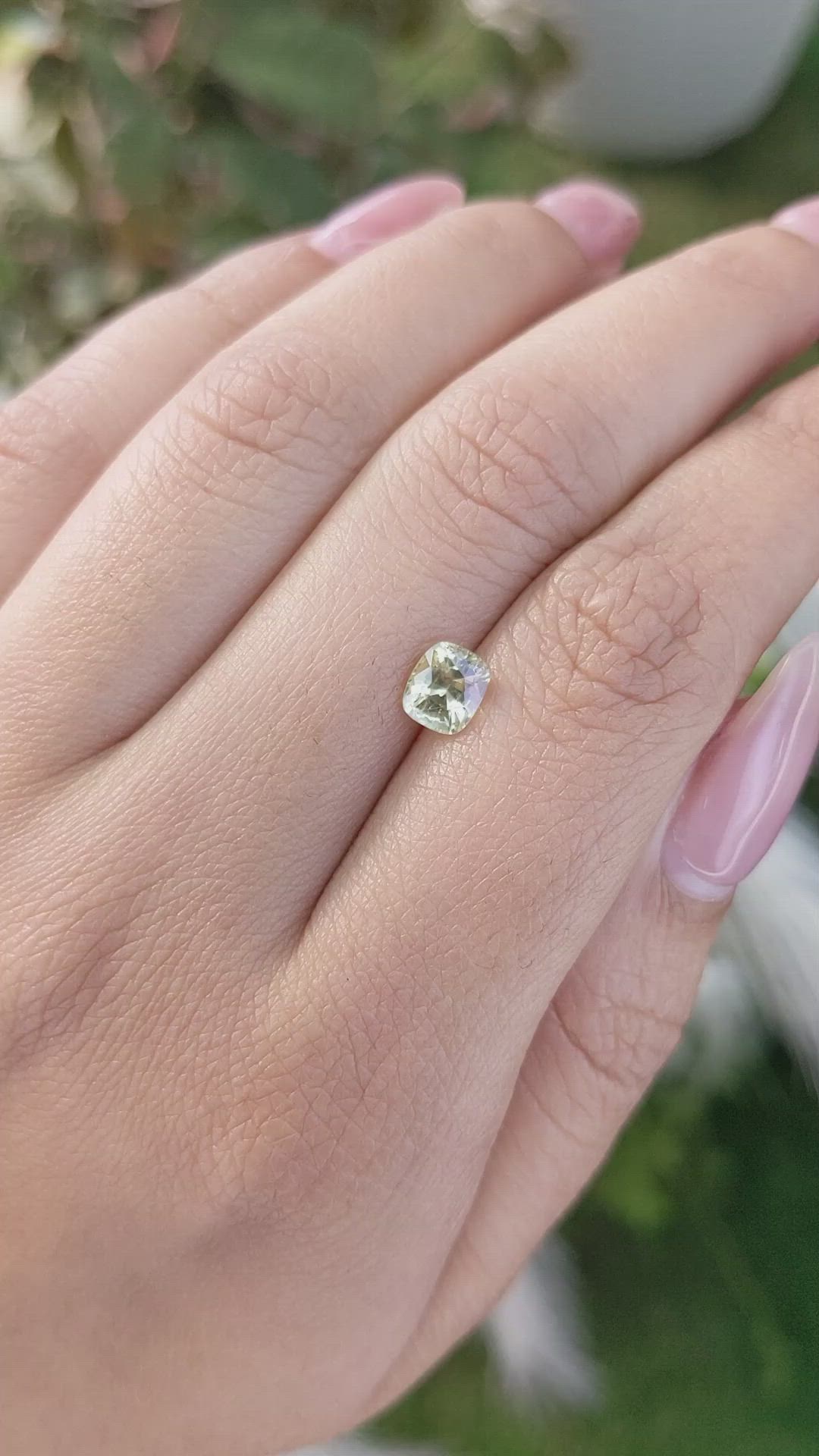 1.16 Ct. Yellow Sapphire from Madagascar Size Video