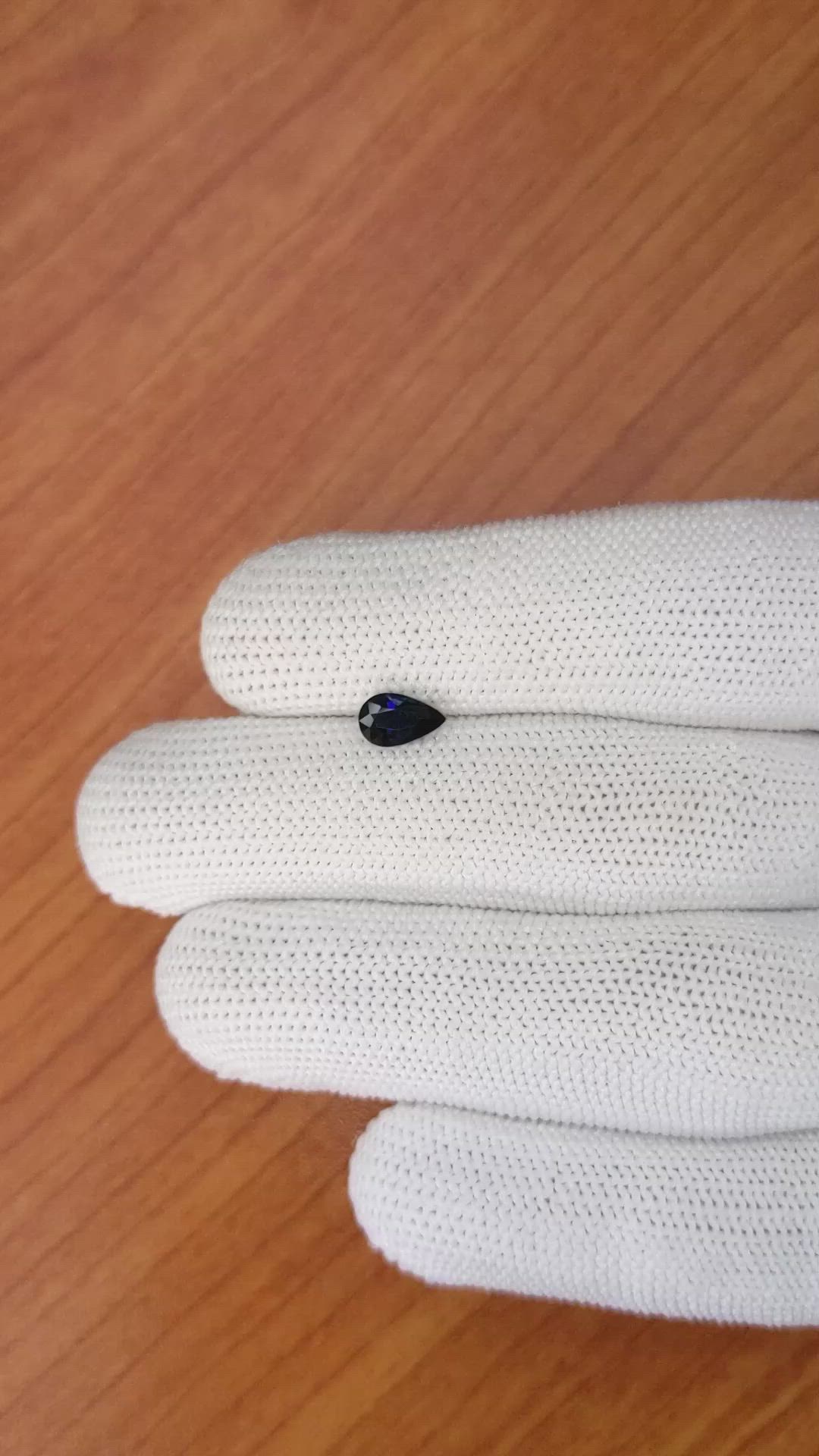 0.90 Ct. Blue Sapphire from Madagascar Size Video