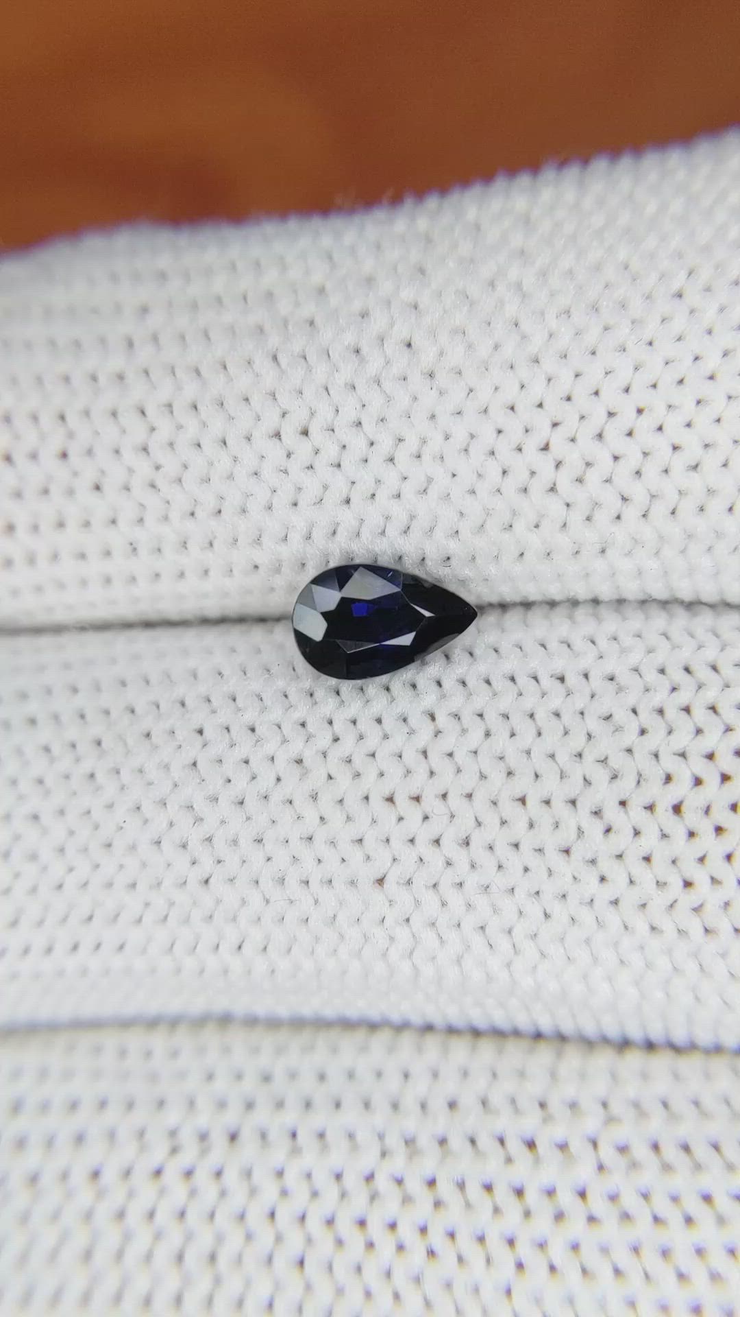 0.90 Ct. Blue Sapphire from Madagascar Size Video