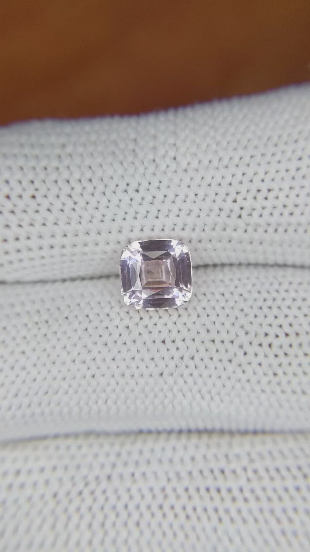 2.09 Ct. Peach Sapphire from Ceylon (Sri Lanka) Size Video