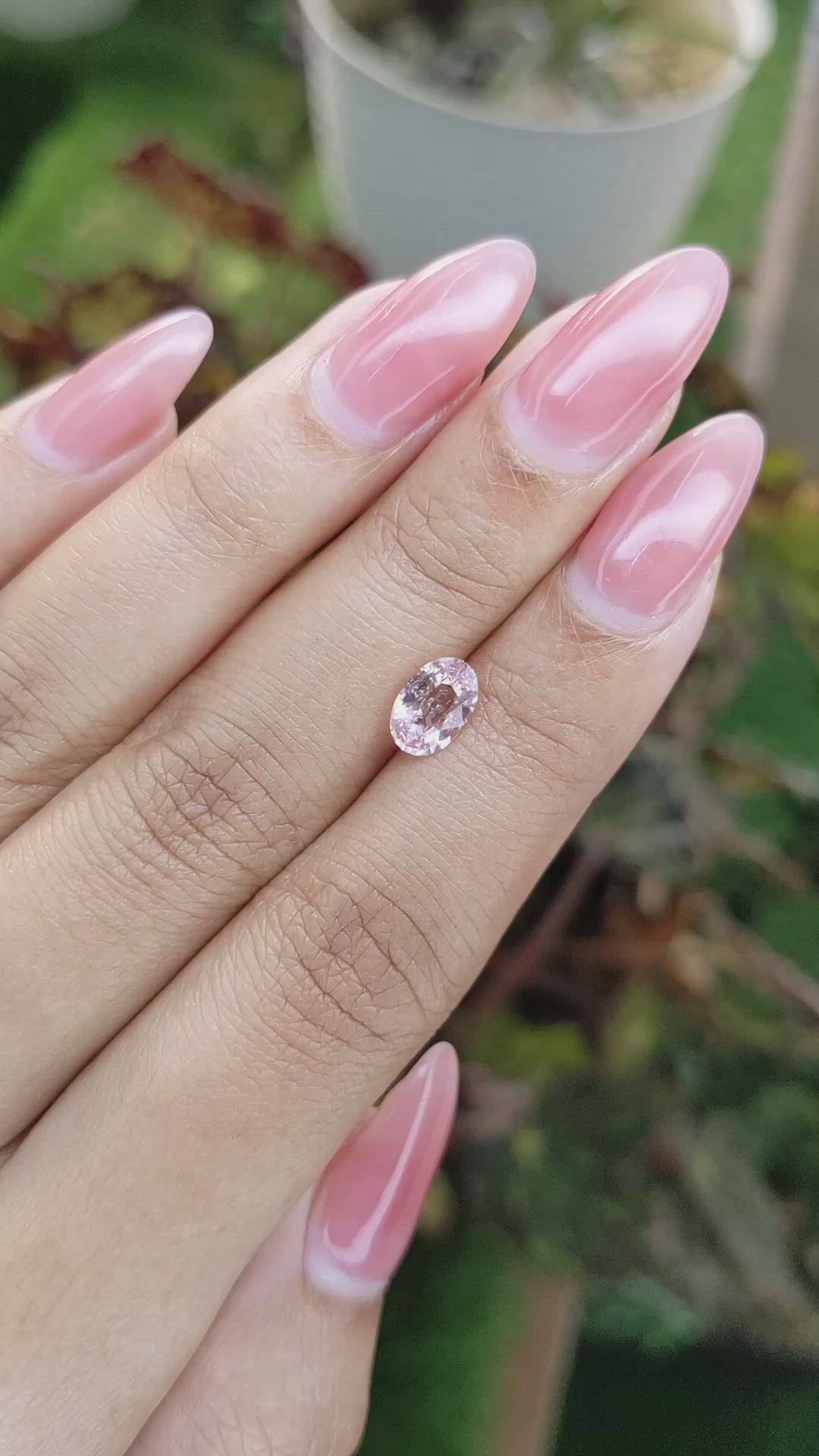 1.28 Ct. Pink Sapphire from Ceylon (Sri Lanka) Size Video