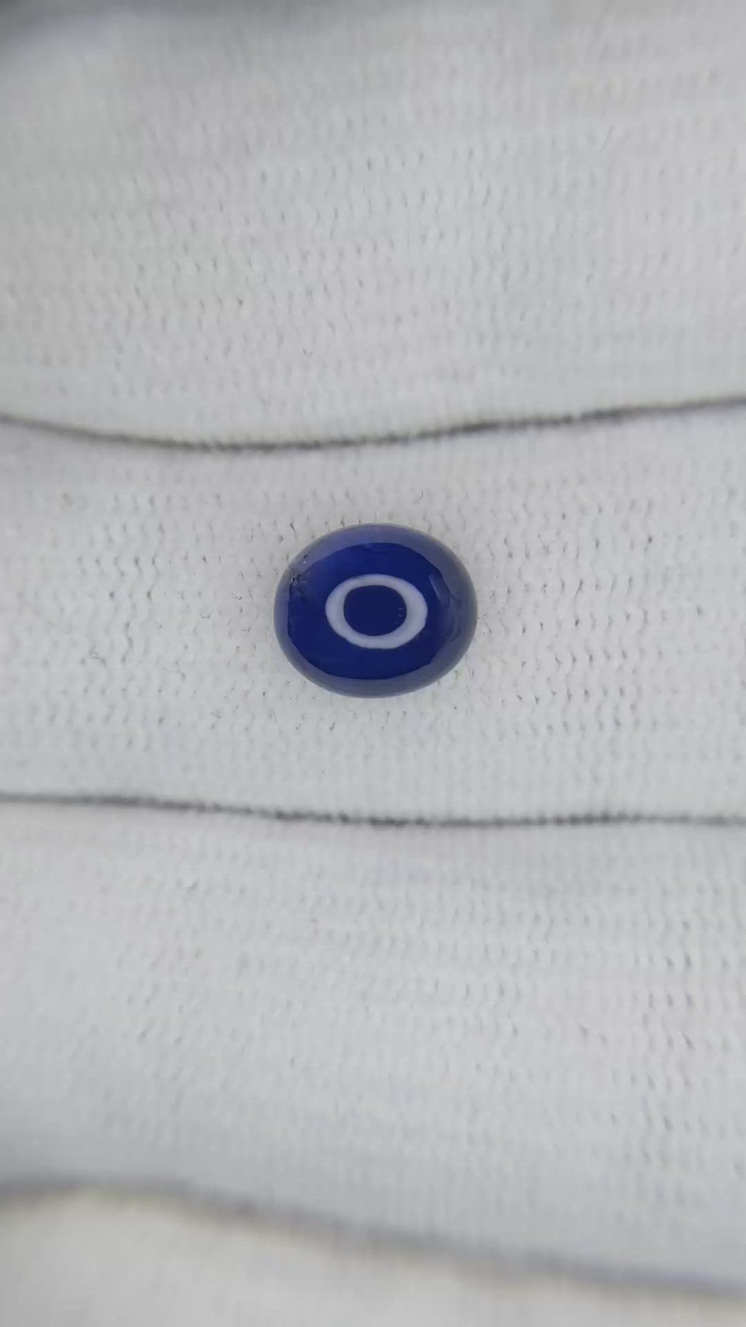 2.34 Ct. Blue Cabochon Sapphire from Ceylon (Sri Lanka) Size Video